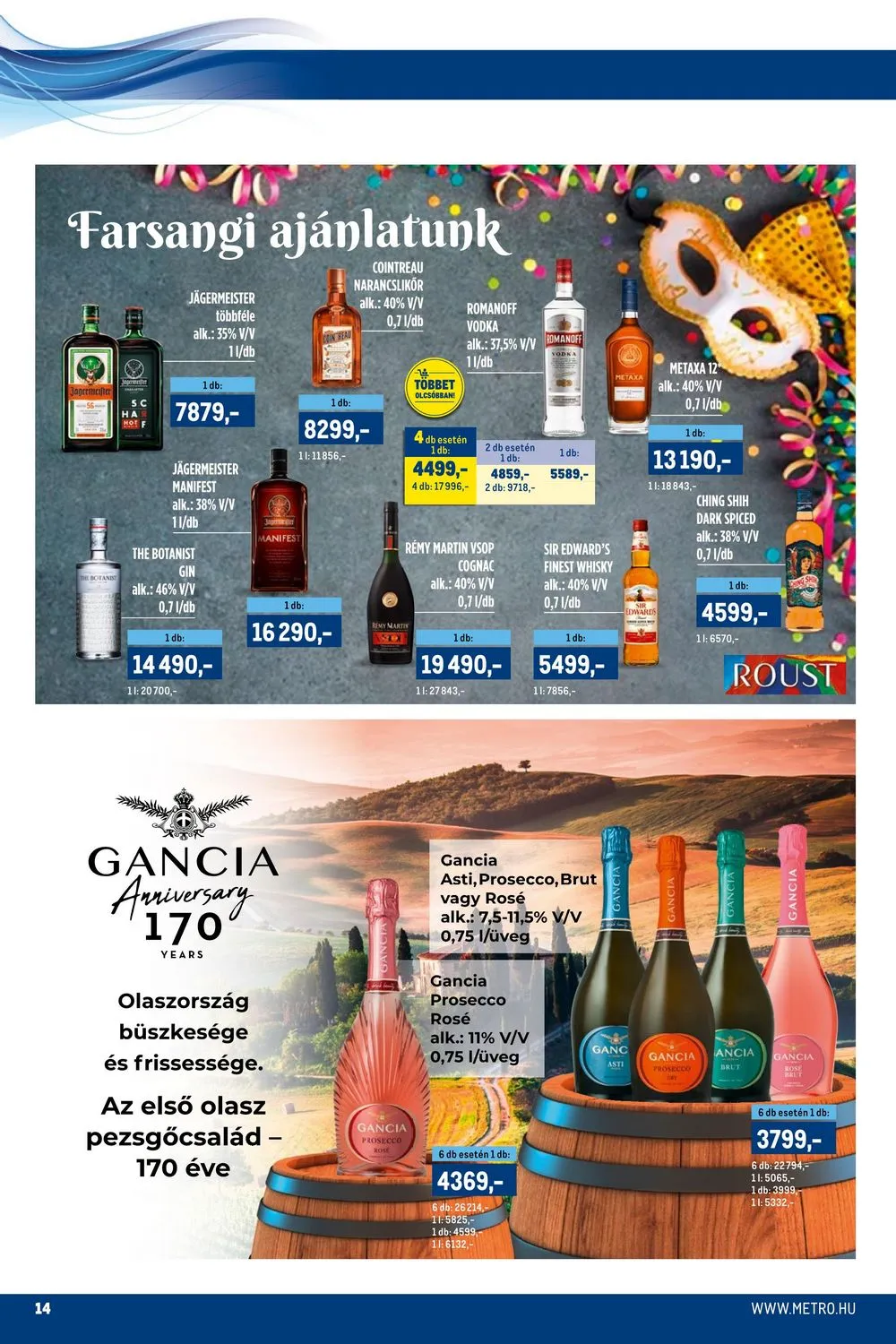 Metro akciós újság Markak 02.01–02.14 – 14. oldal
