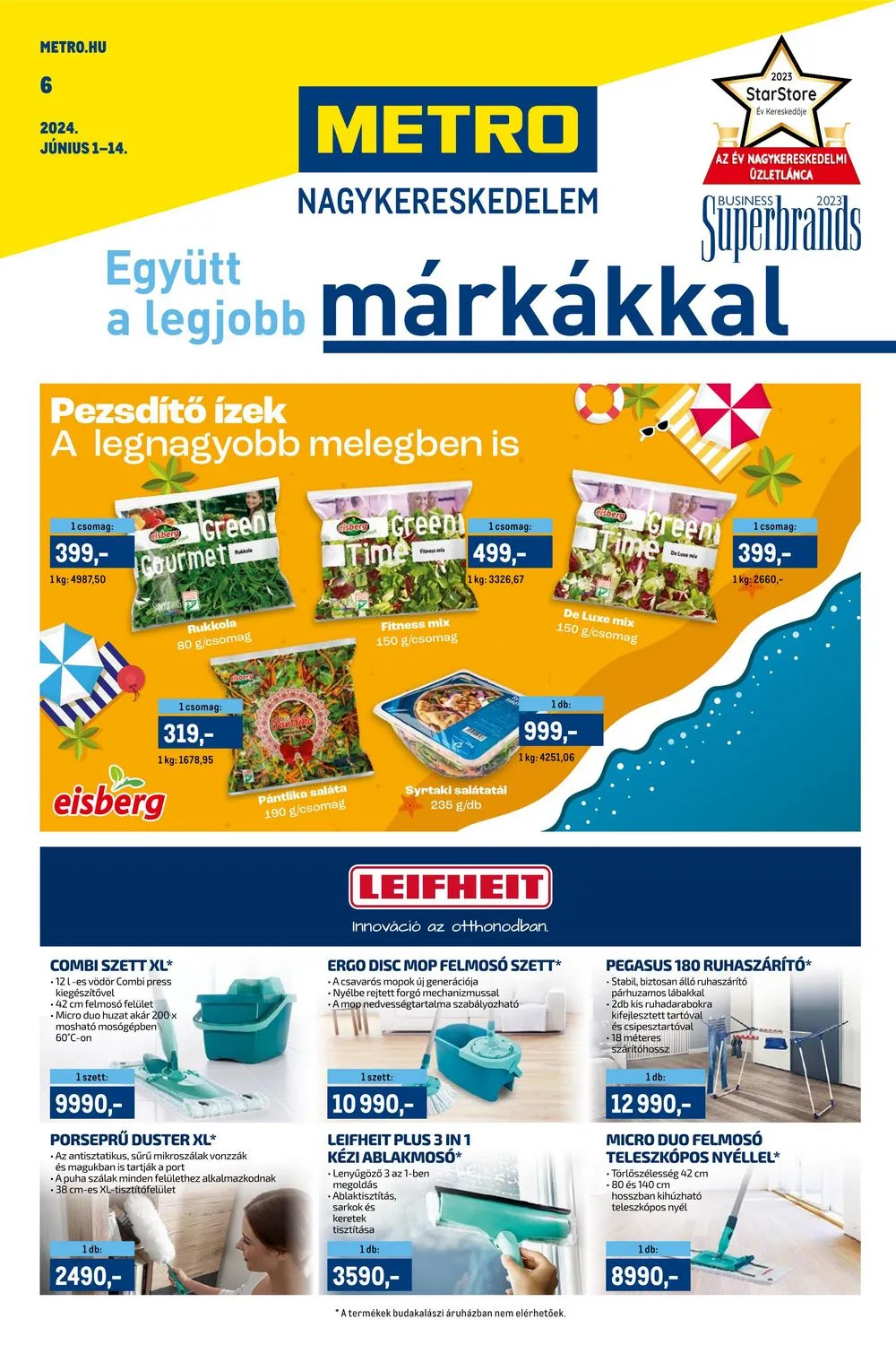 Metro akciós újság Markak 06.01–06.14