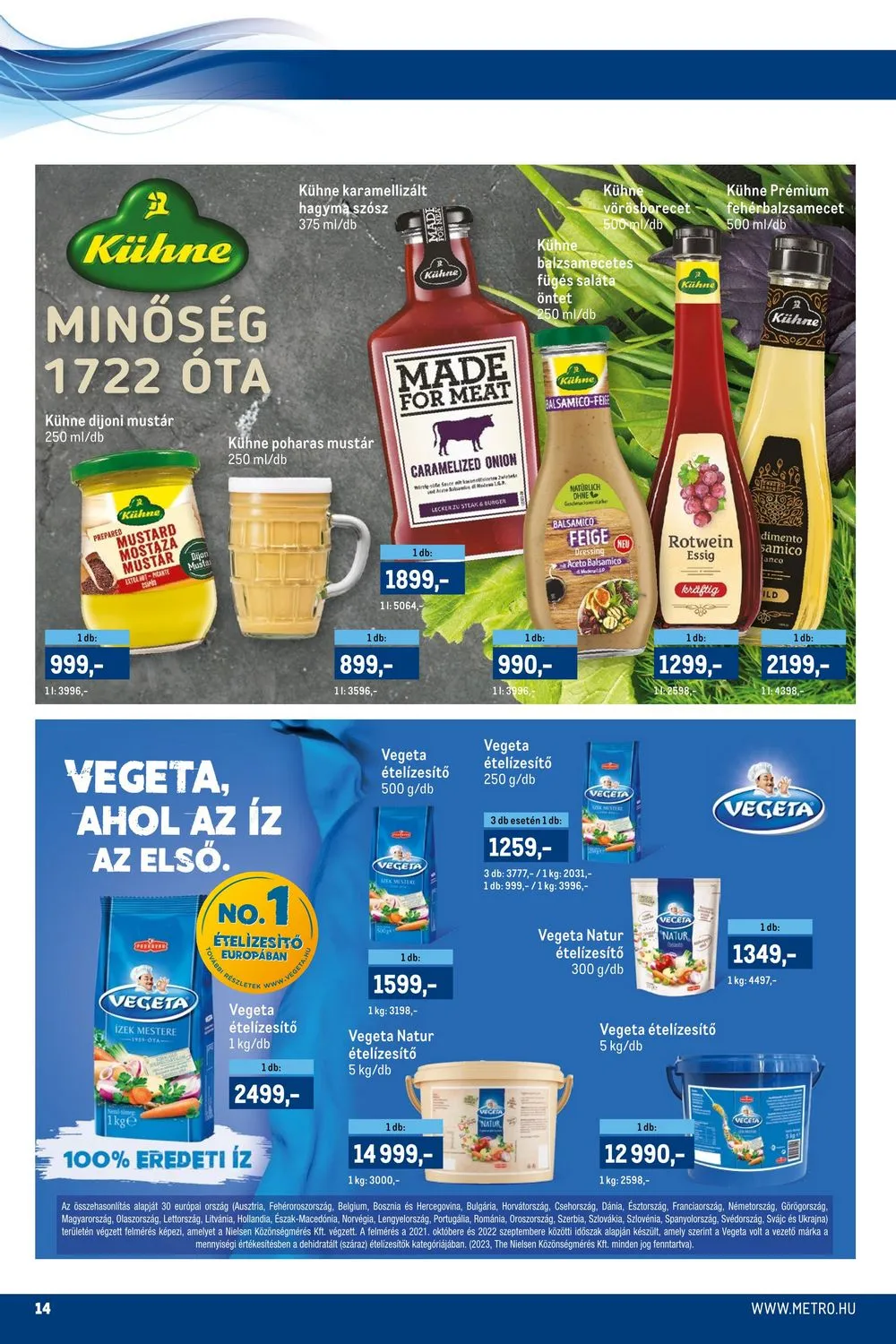 Metro akciós újság Markak 06.01–06.14 – 14. oldal