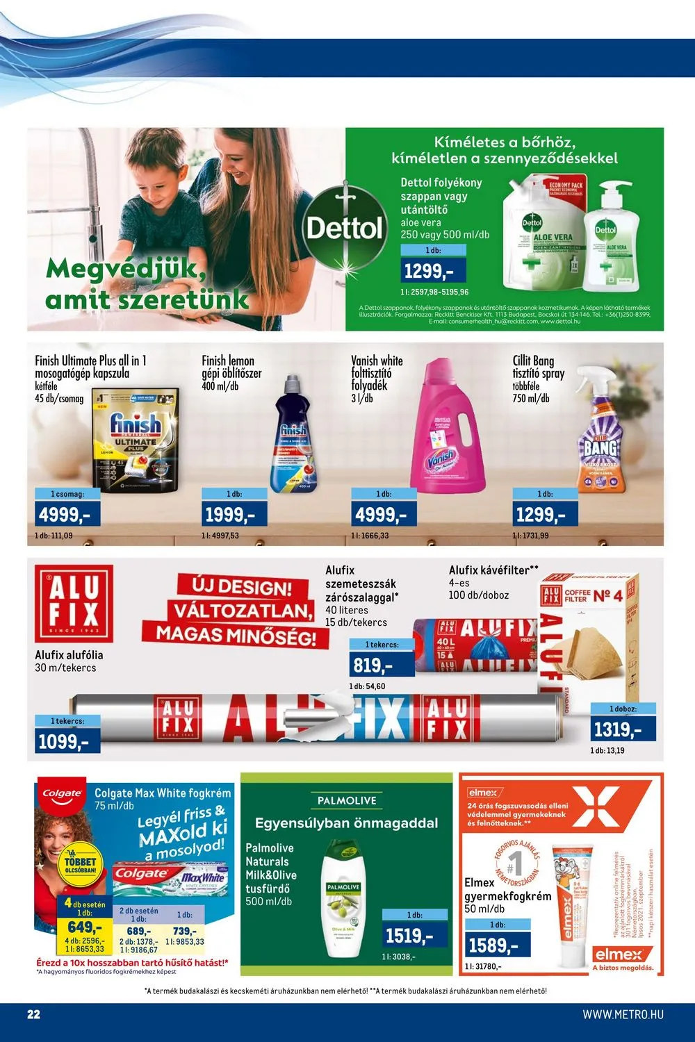 Metro akciós újság Markak 06.01–06.14 – 22. oldal