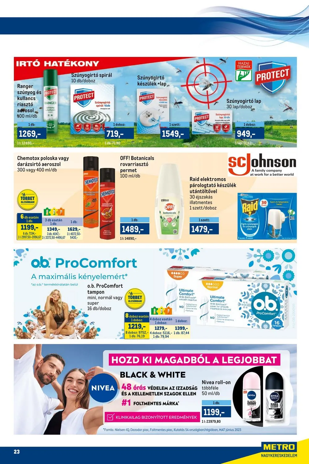 Metro akciós újság Markak 06.01–06.14 – 23. oldal
