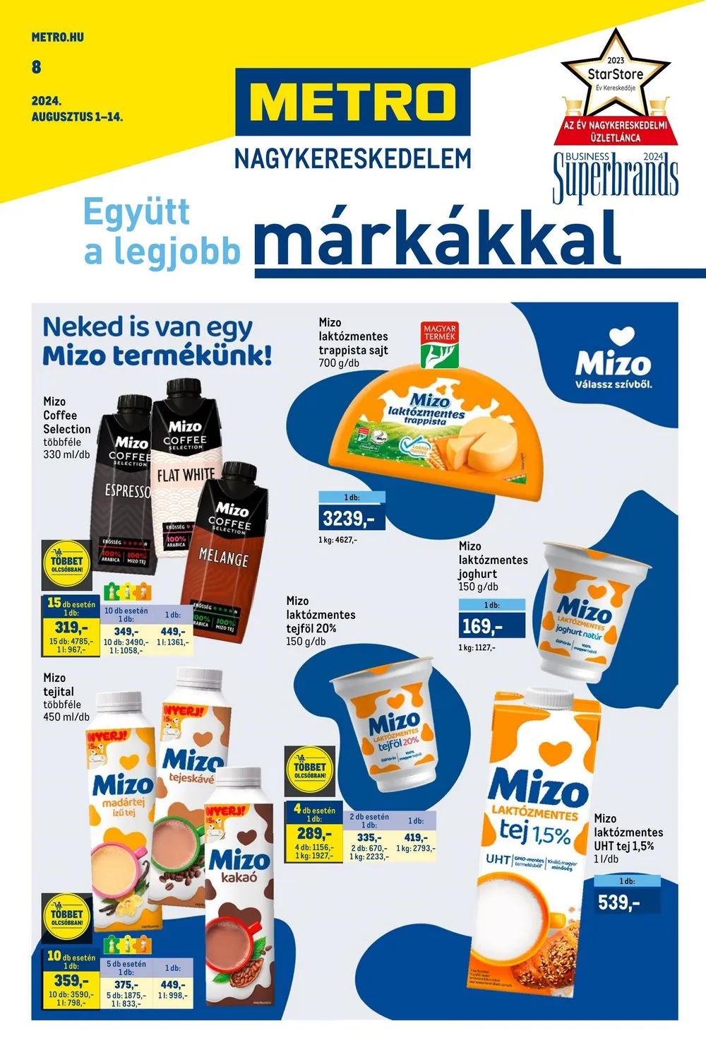 Metro akciós újság Markak 08.01–08.14