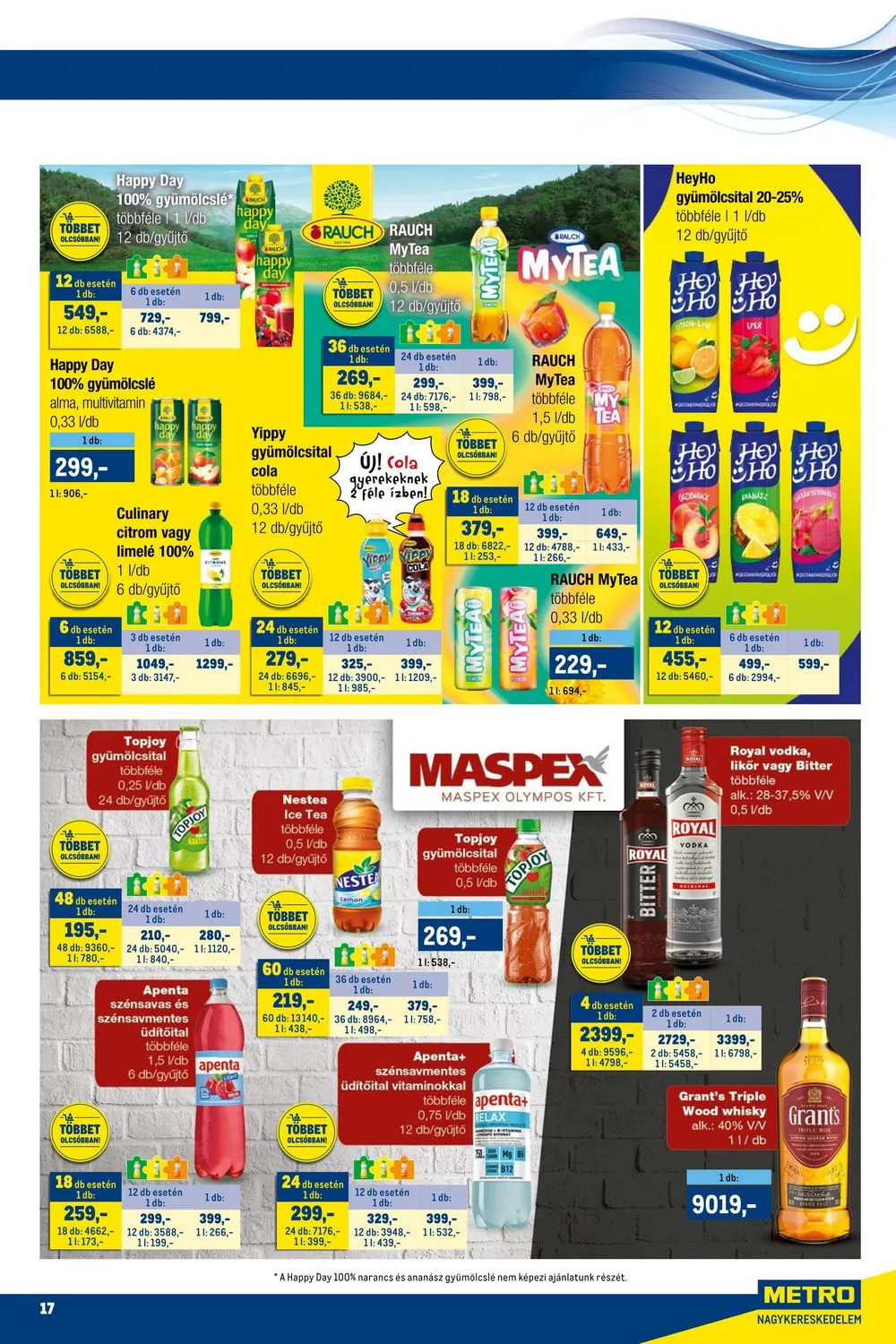 Metro akciós újság Markak 08.01–08.14 – 17. oldal