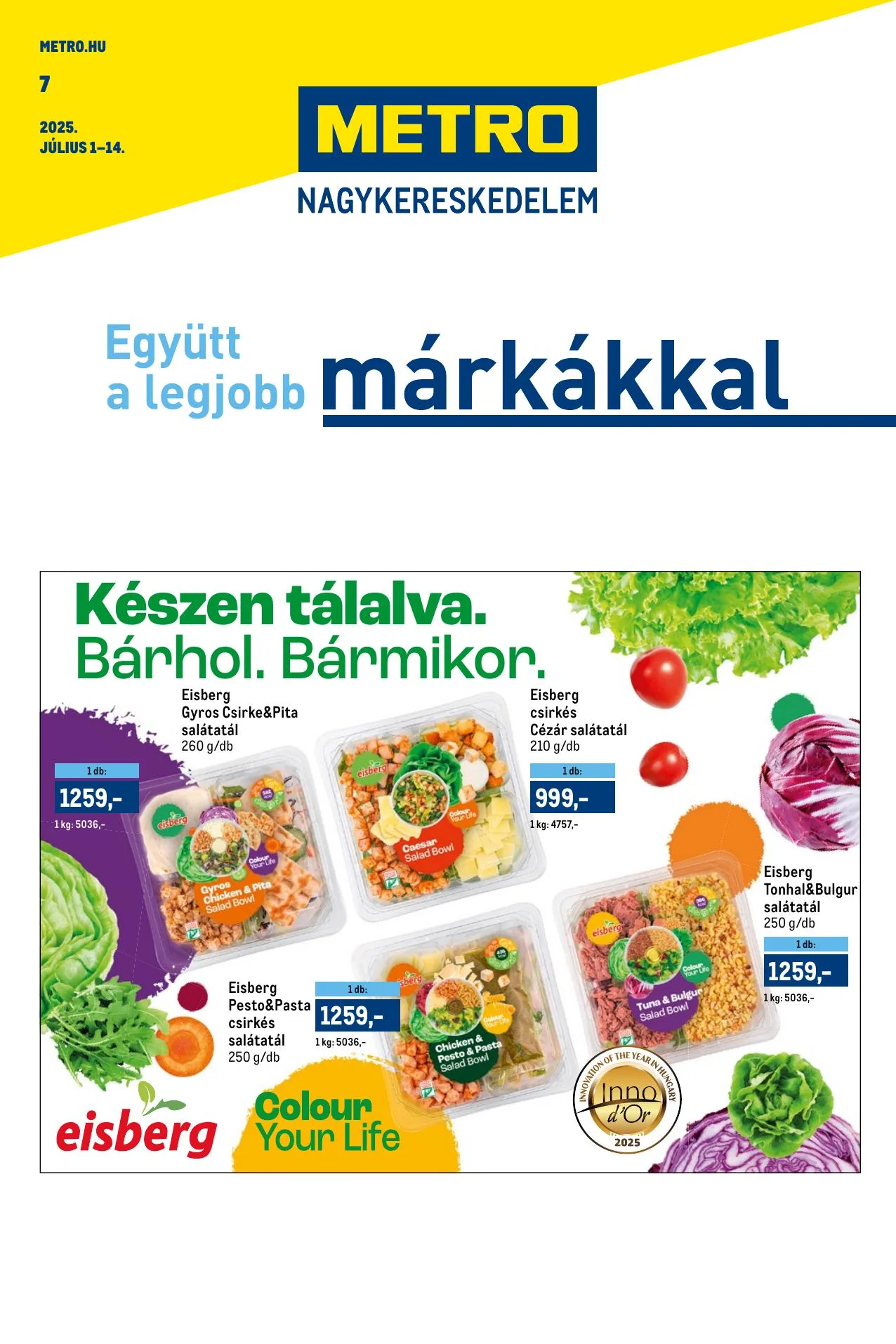 Metro akciós újság Markak 07.01–07.14