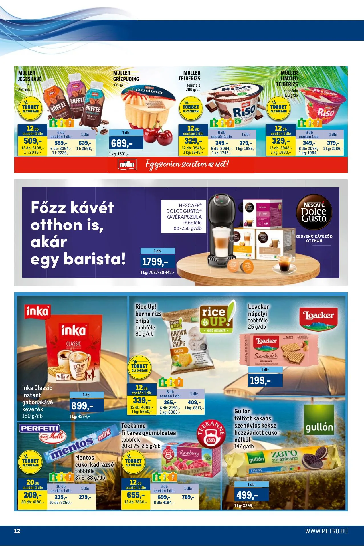 Metro akciós újság Markak 07.01–07.14 – 12. oldal