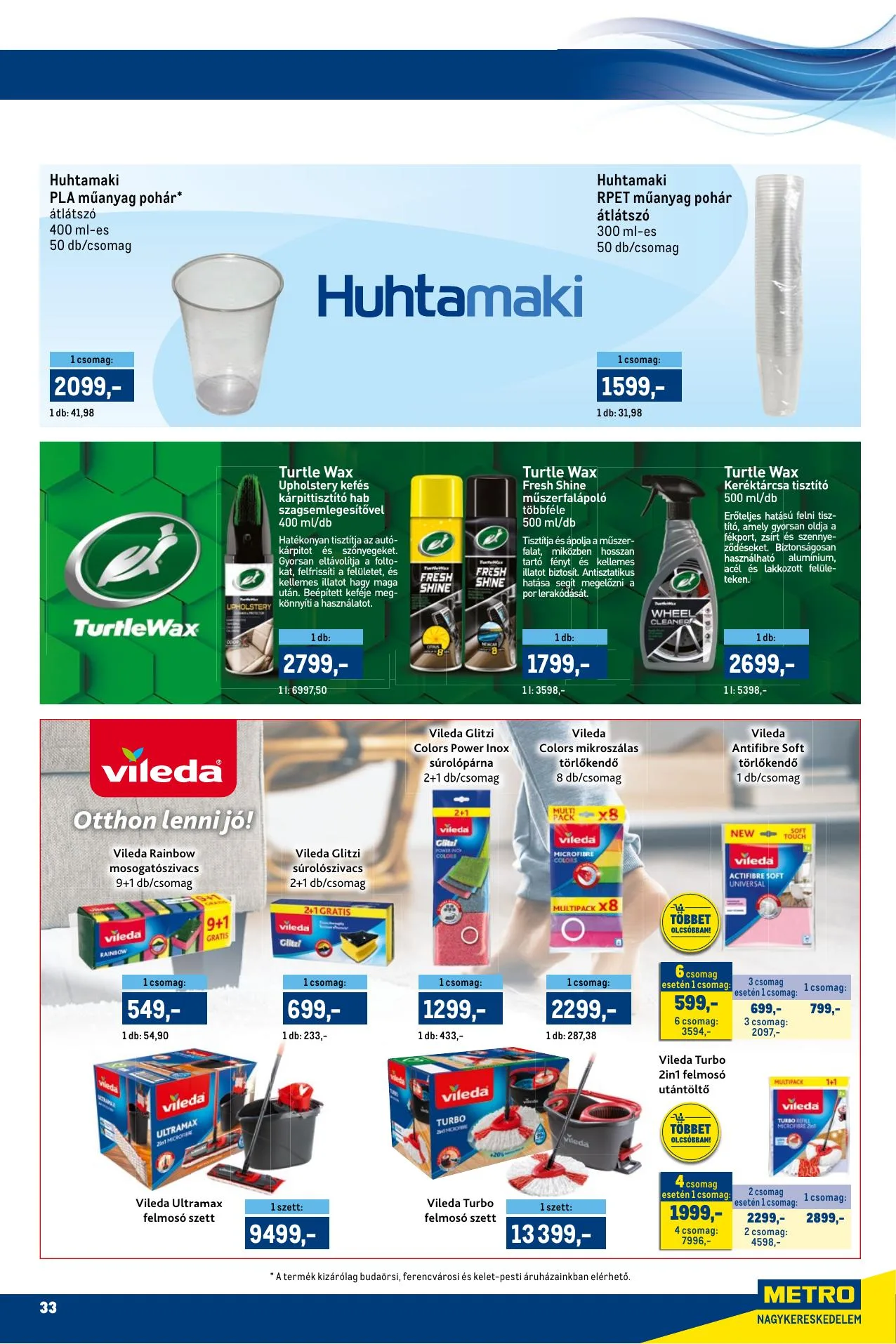 Metro akciós újság Markak 07.01–07.14 – 33. oldal