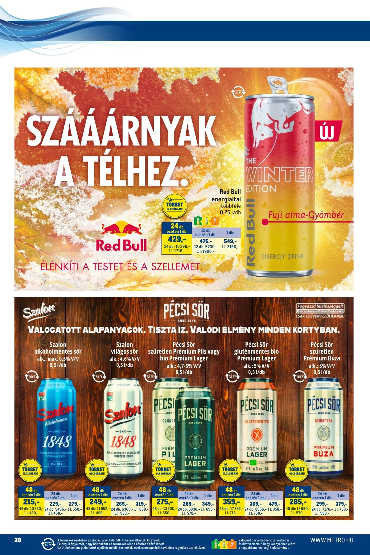 Metro akciós újság Markak 12.01–12.14 – 28. oldal