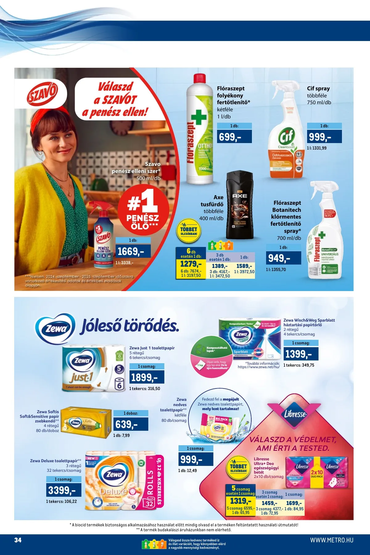 Metro akciós újság Markak 12.01–12.14 – 34. oldal