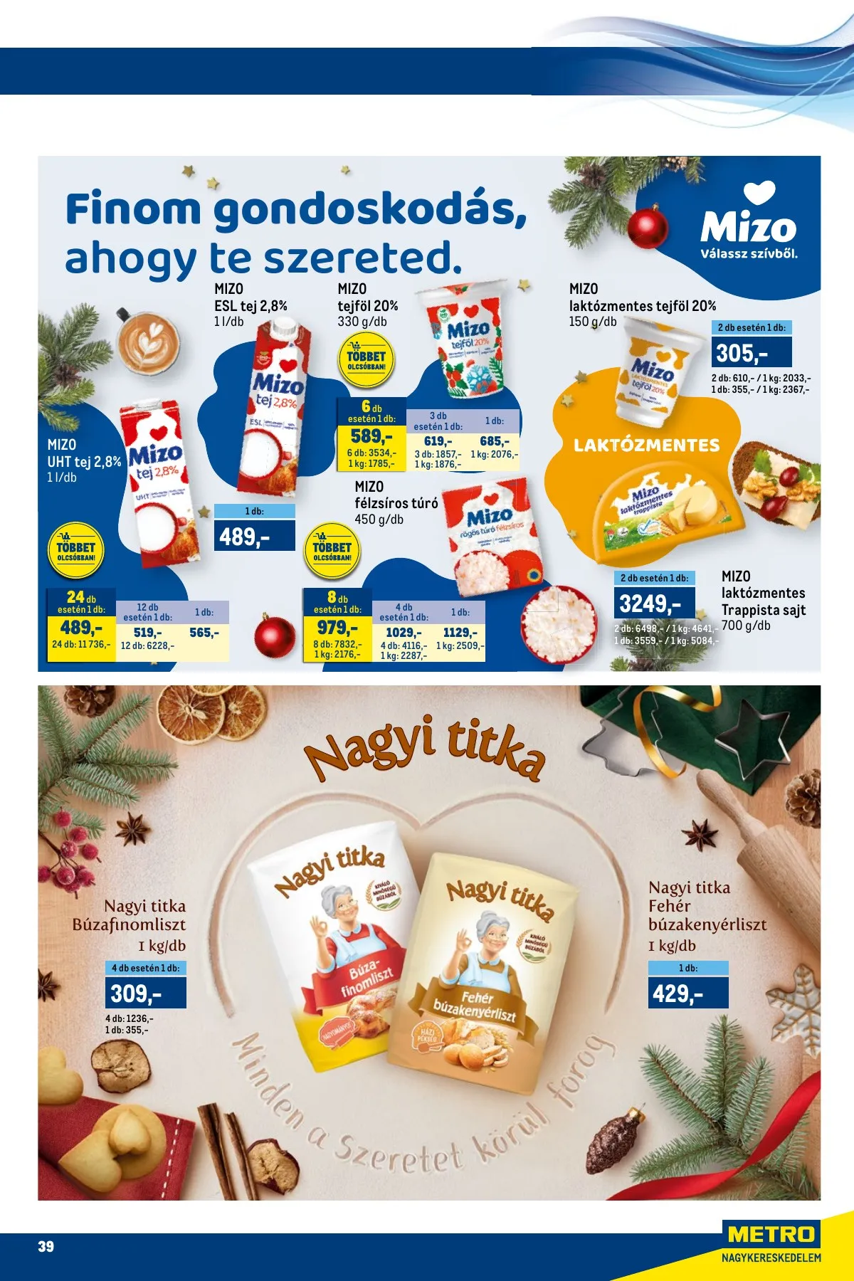 Metro akciós újság Markak 12.01–12.14 – 39. oldal
