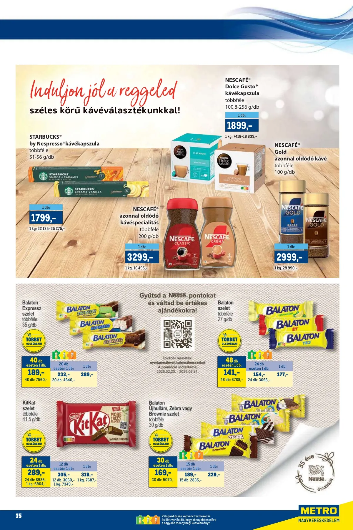 Metro akciós újság Markak 05.02–05.15 – 15. oldal