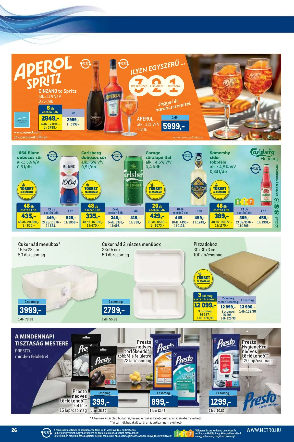 Metro akciós újság Markak 05.02–05.15 – 26. oldal