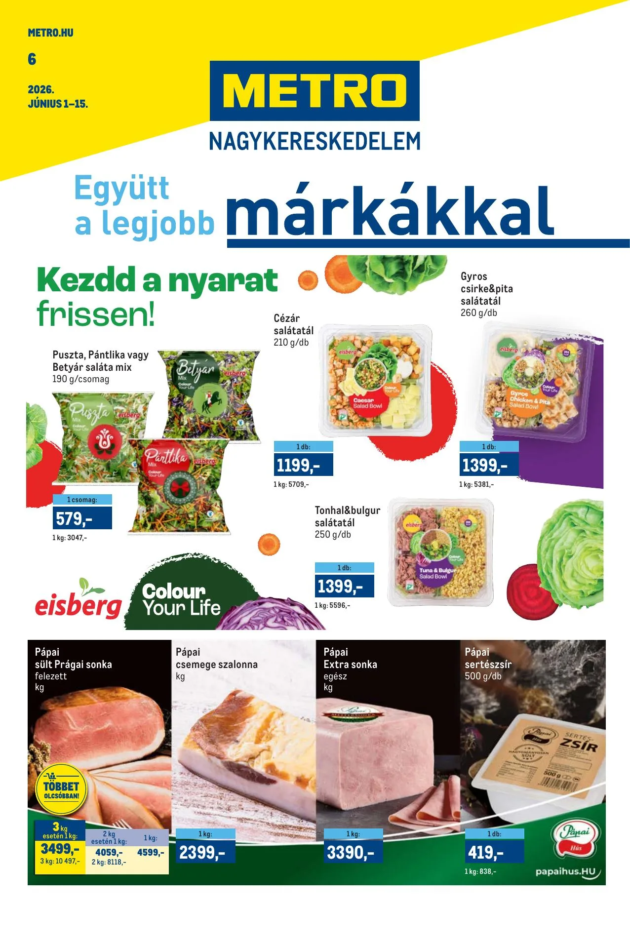 Metro akciós újság Markak 06.01–06.15