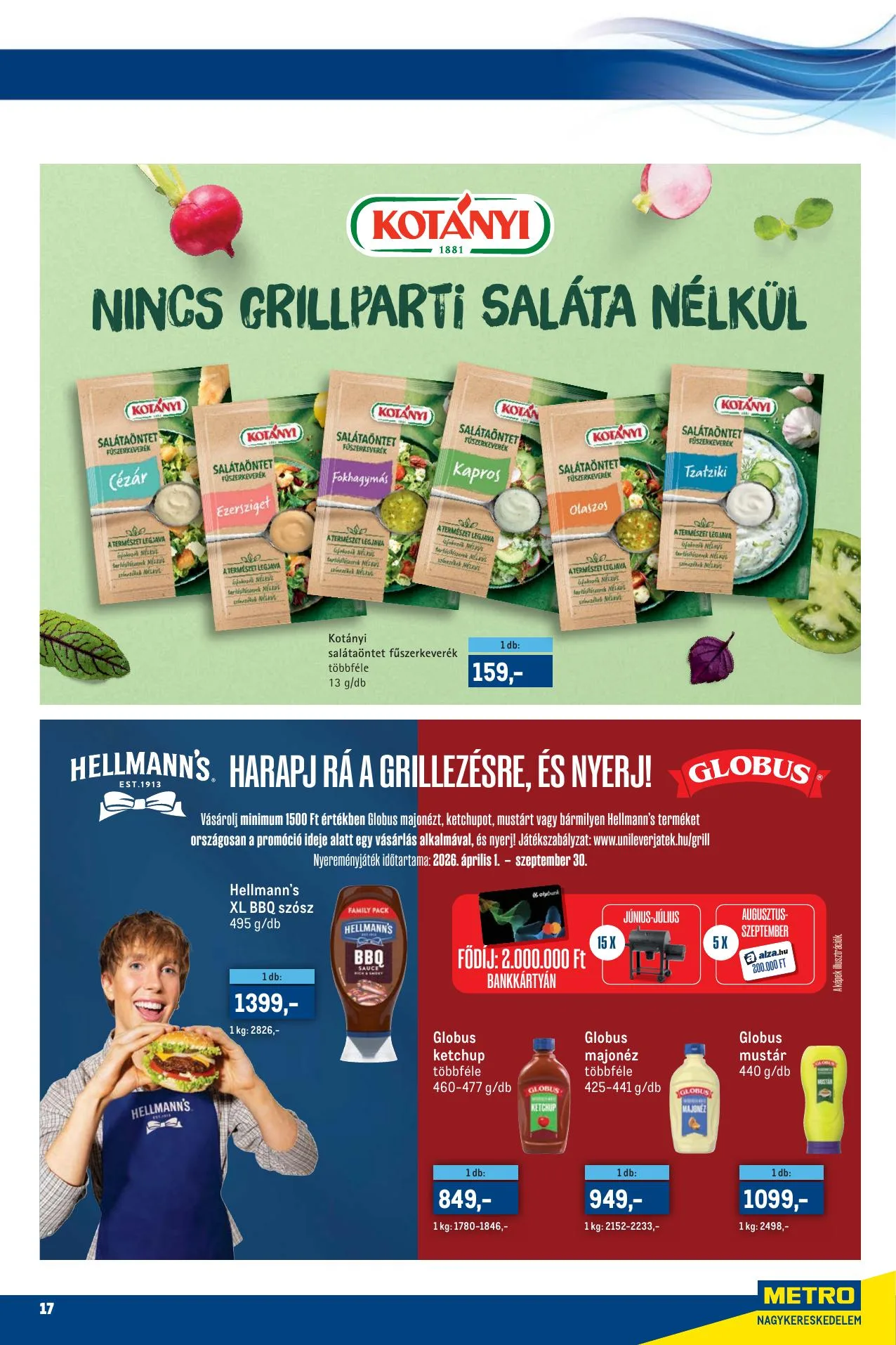 Metro akciós újság Markak 06.01–06.15 – 17. oldal