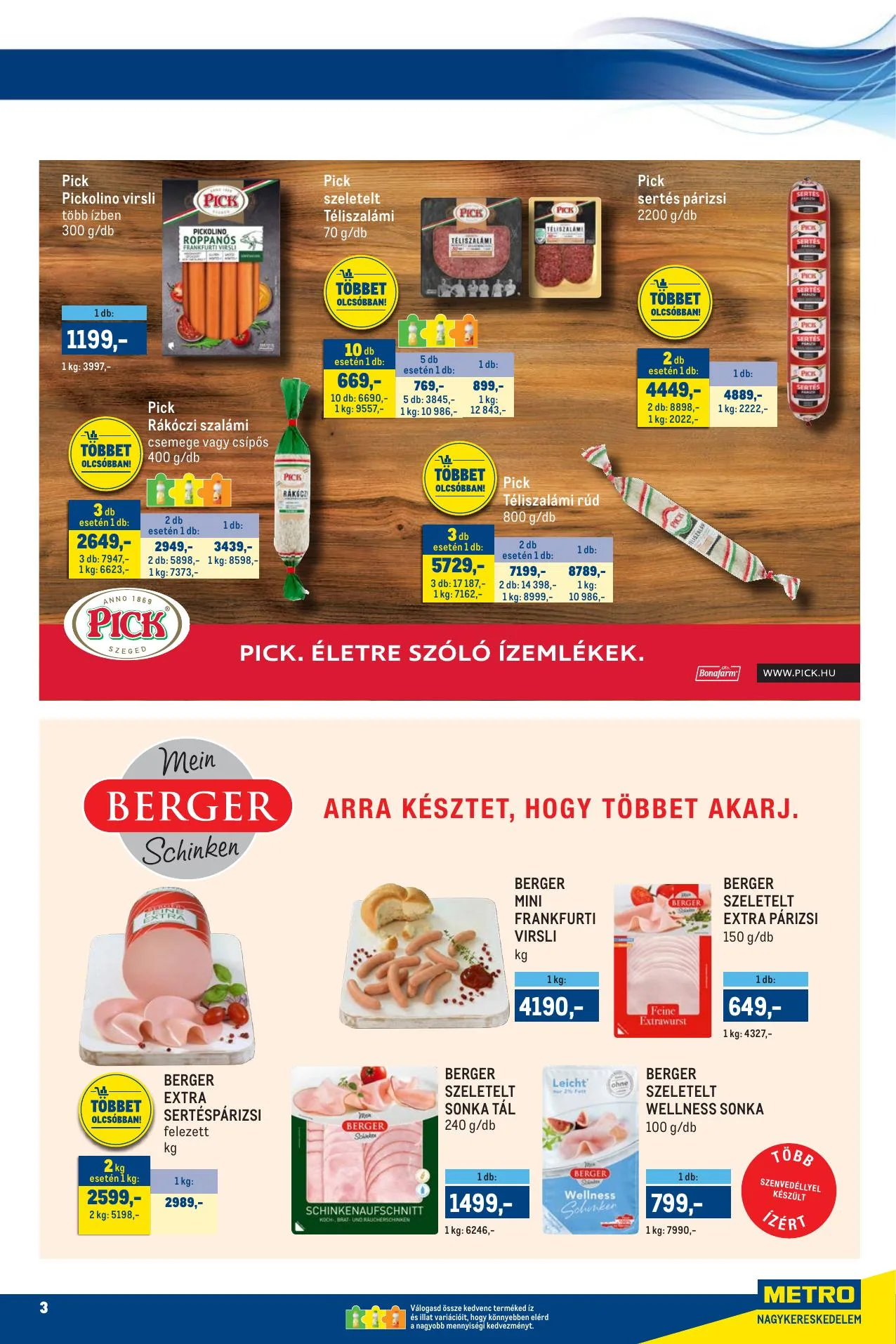 Metro akciós újság Markak 06.01–06.15 – 3. oldal