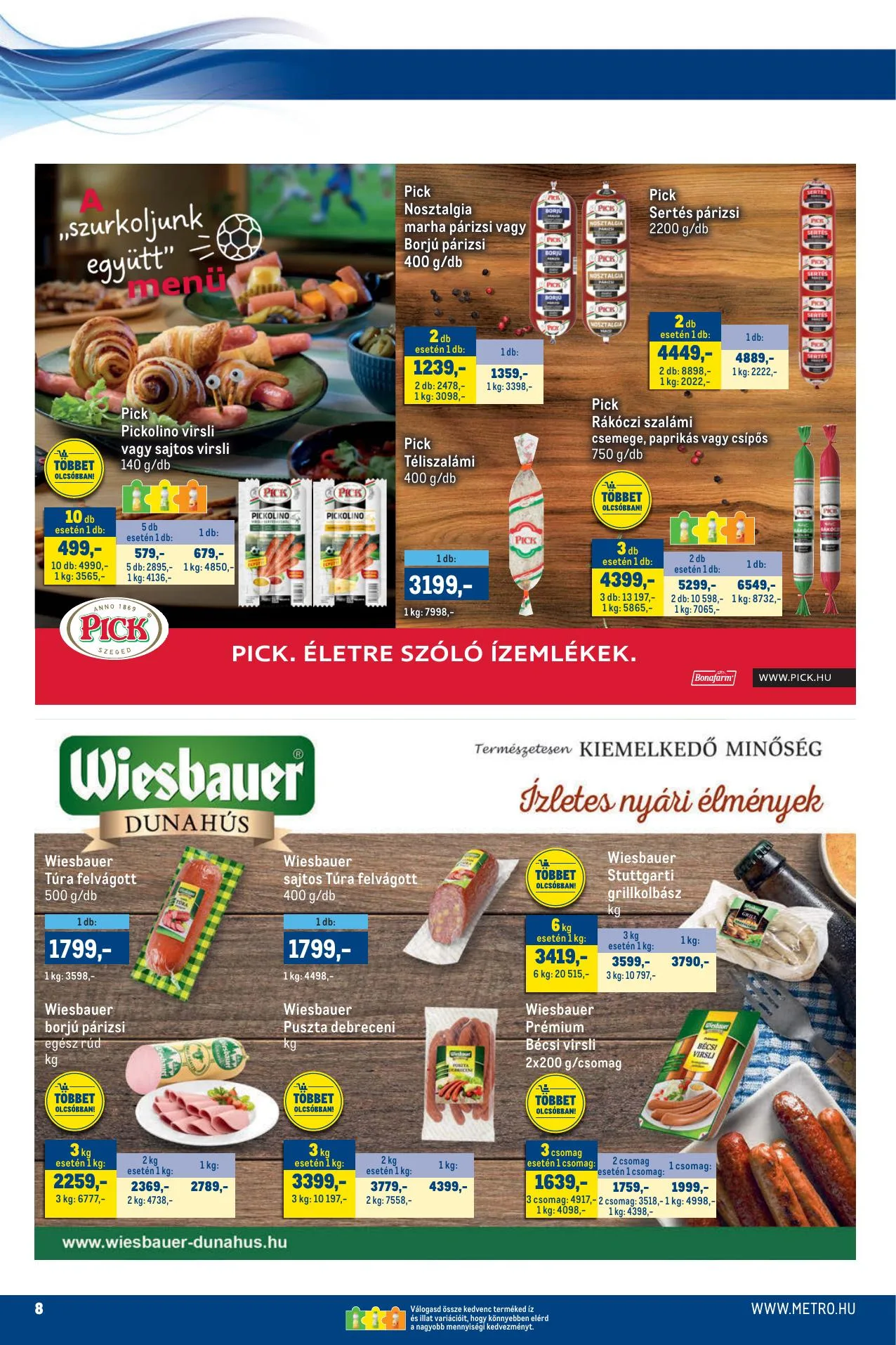 Metro akciós újság Markak 07.01–07.15 – 8. oldal