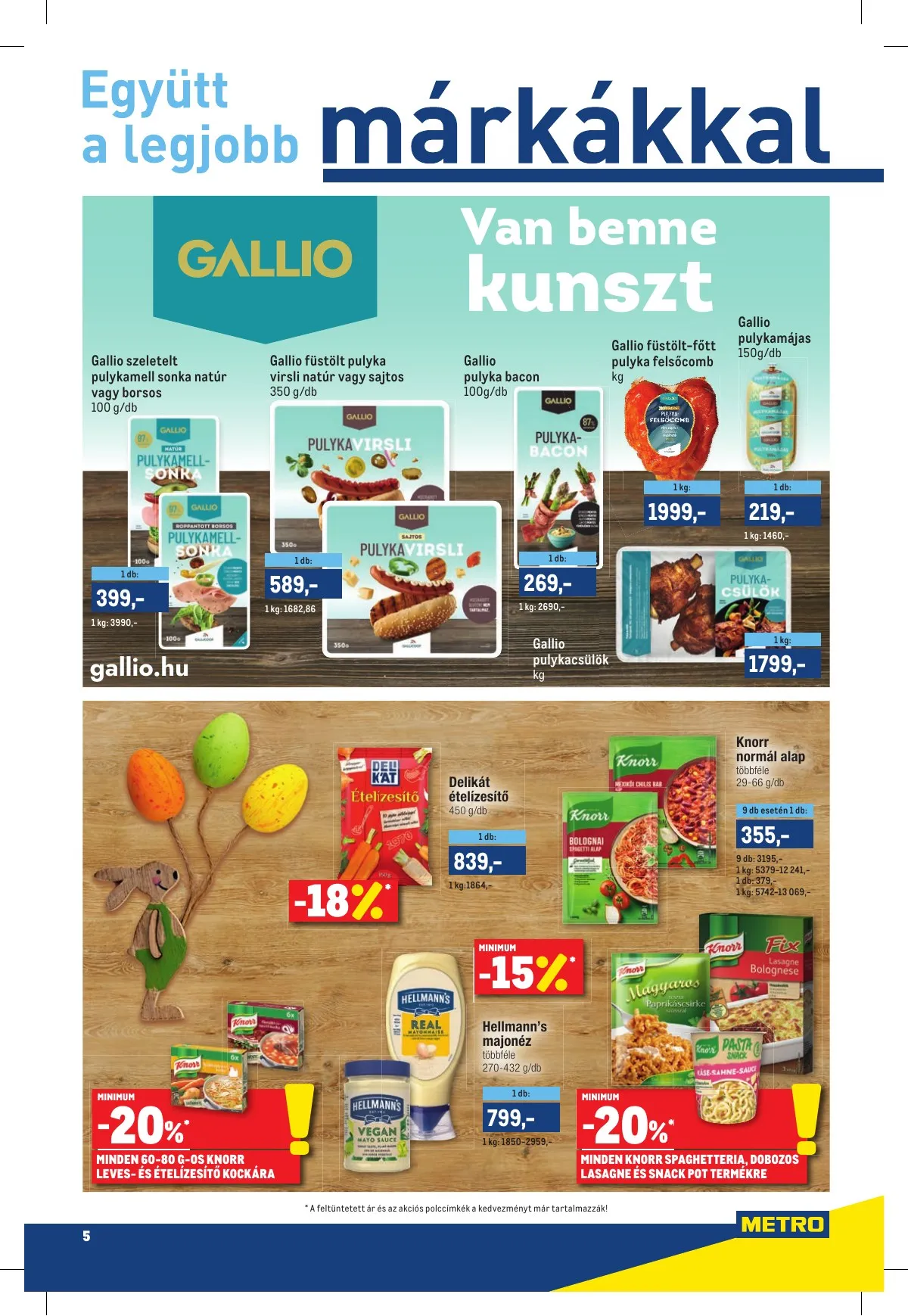 Metro akciós újság Markek 03.16–03.29 – 5. oldal