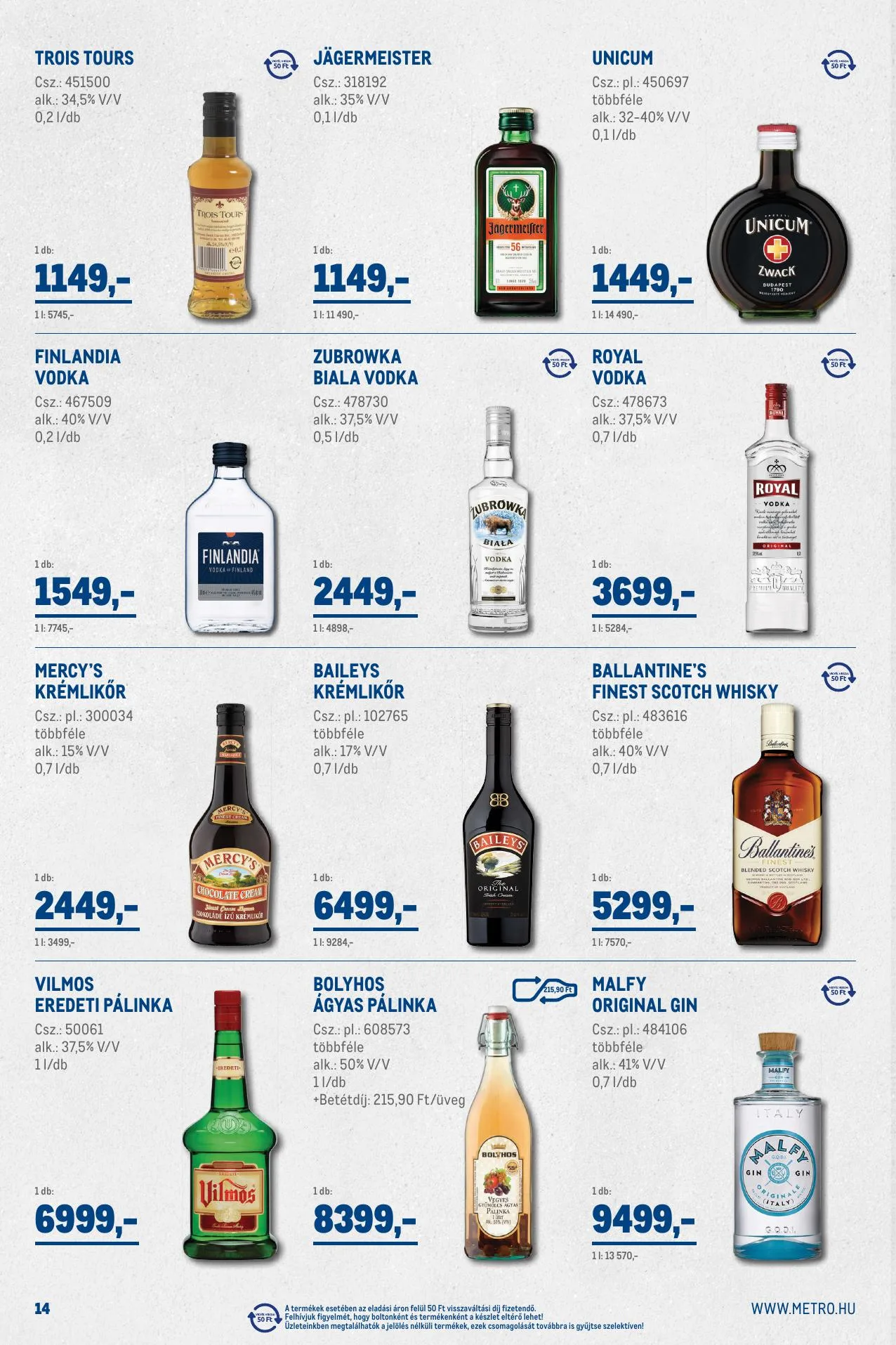 Metro akciós újság Nagyajanlatok kiskereskedoknek 10.01–10.31 – 14. oldal