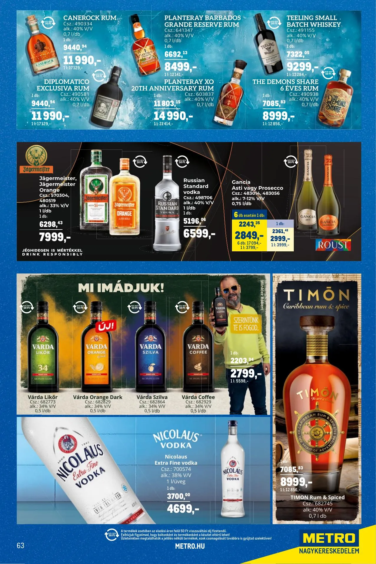 Metro akciós újság Sirha magazin 03.01–03.31 – 63. oldal