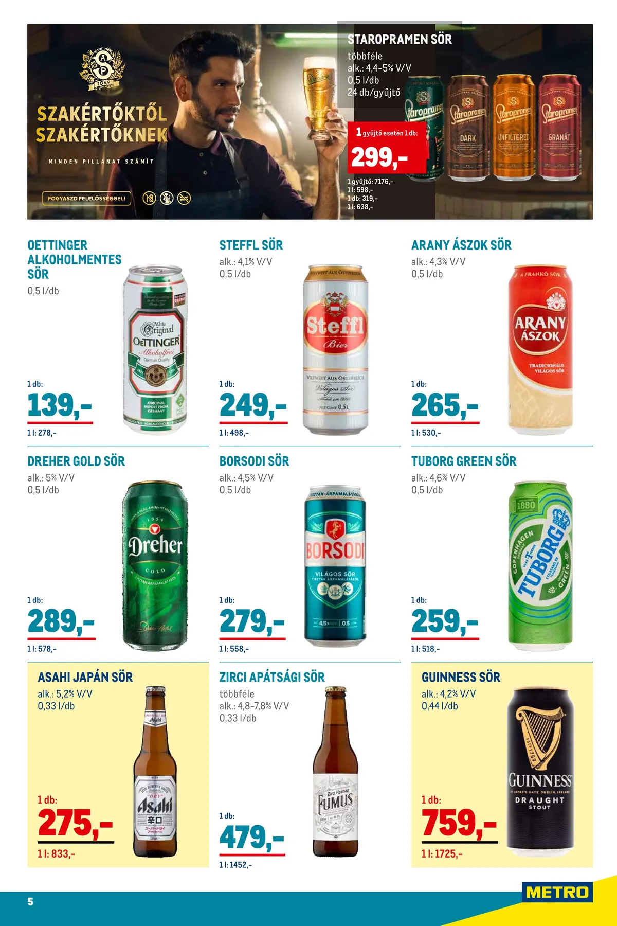 Metro akciós újság Sor snack 07.27–08.23 – 5. oldal