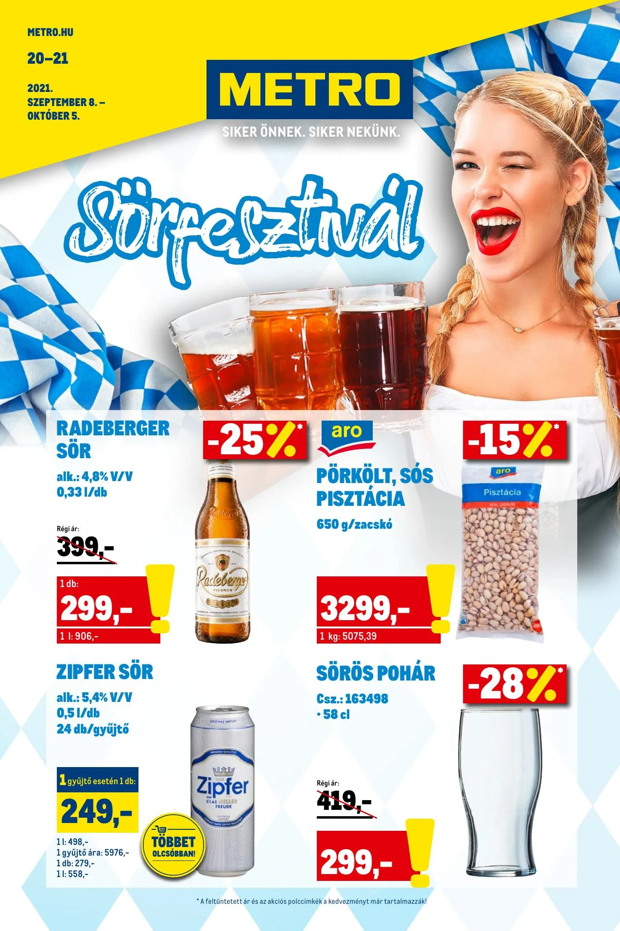 Metro akciós újság Sorkatalogus 09.08–10.05