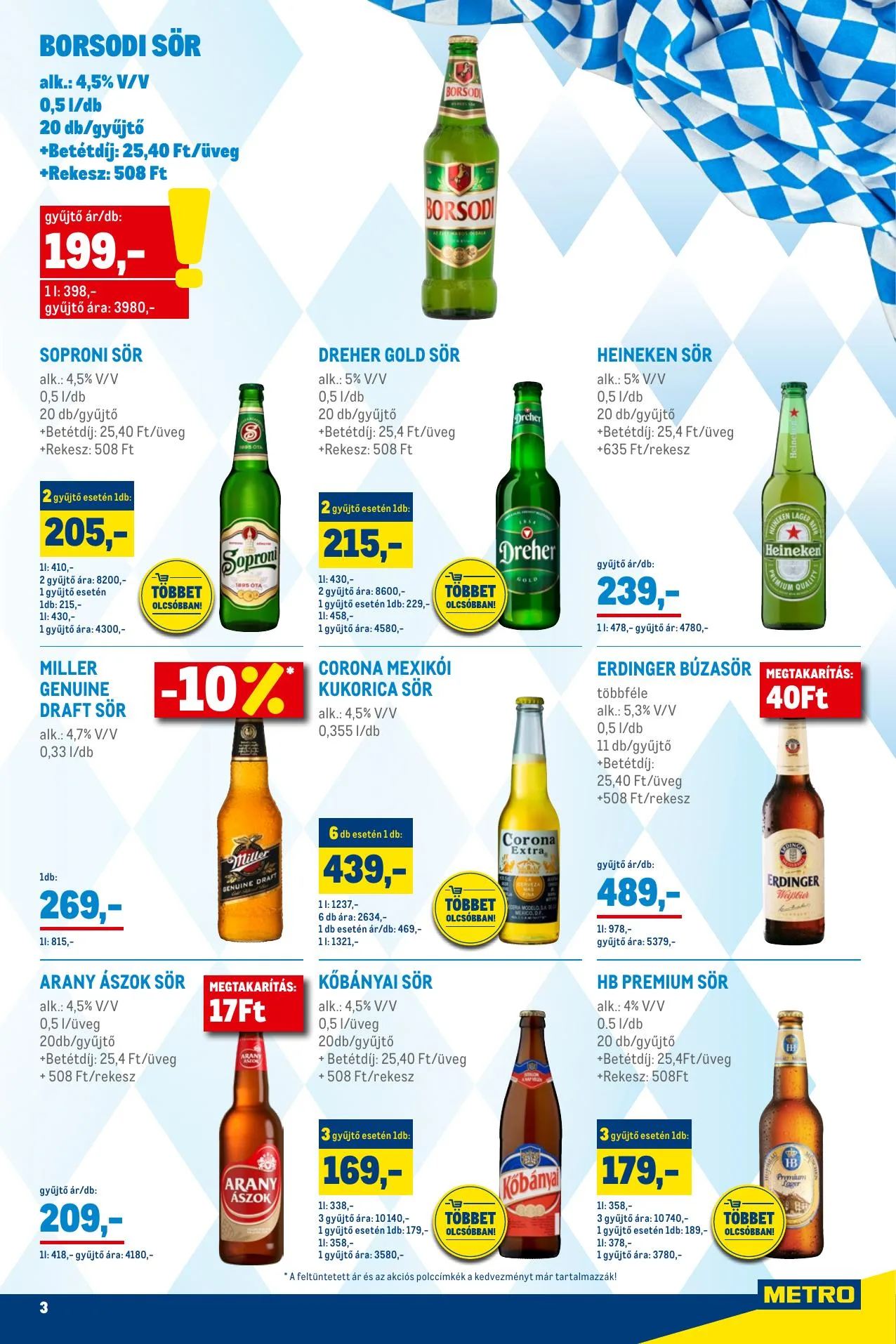 Metro akciós újság Sorkatalogus 09.08–10.05 – 3. oldal