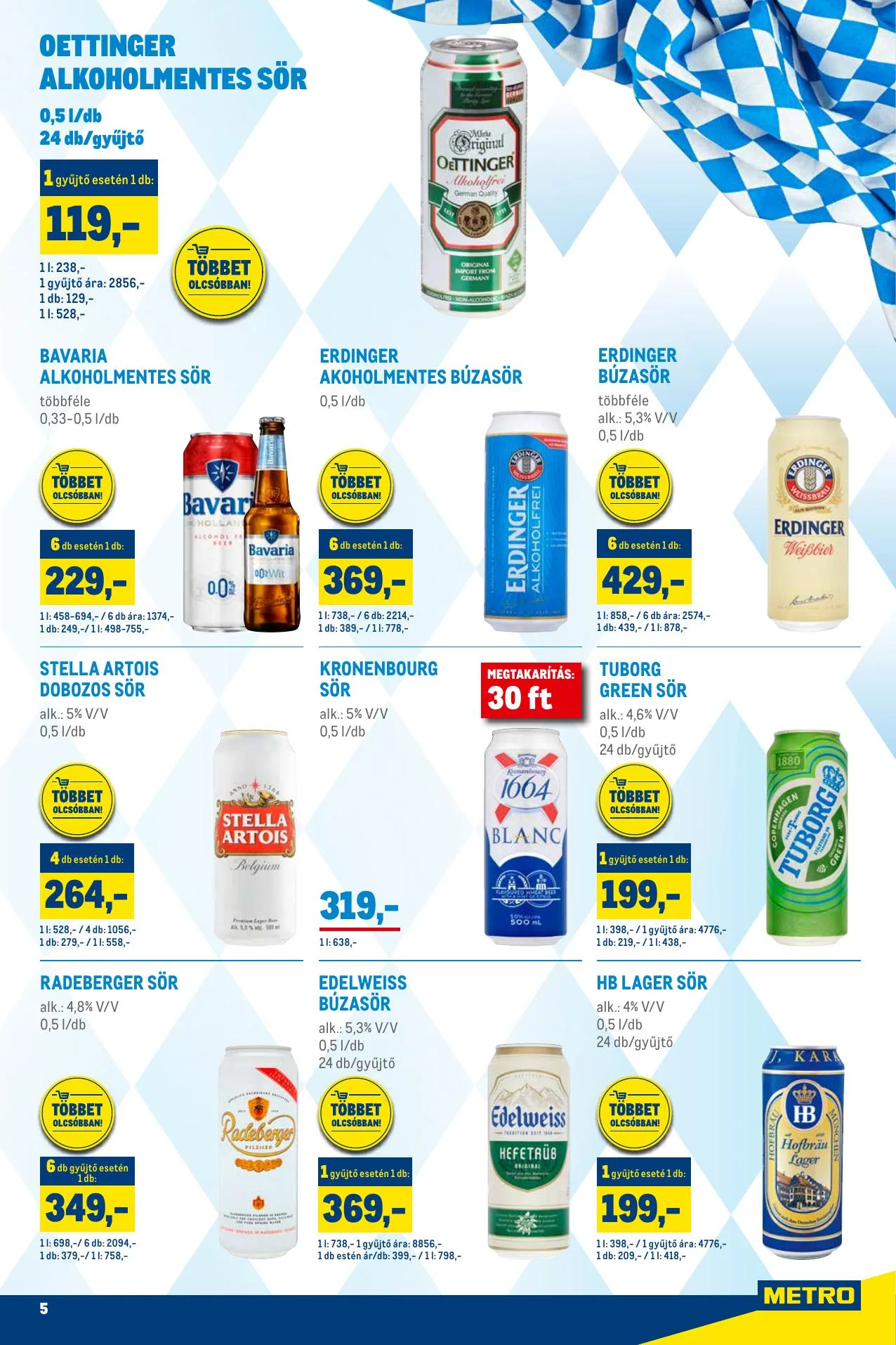 Metro akciós újság Sorkatalogus 09.08–10.05 – 5. oldal