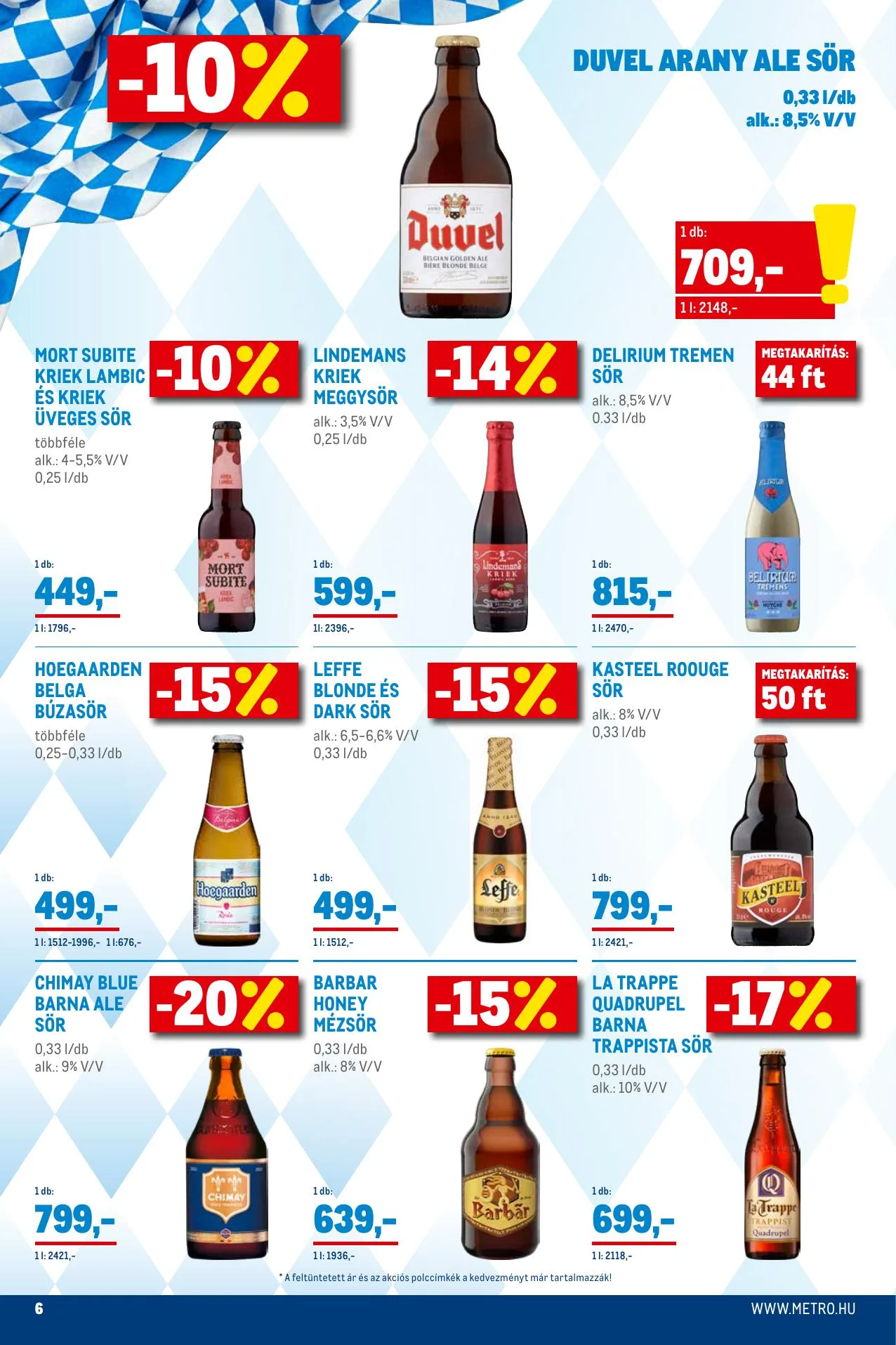 Metro akciós újság Sorkatalogus 09.08–10.05 – 6. oldal