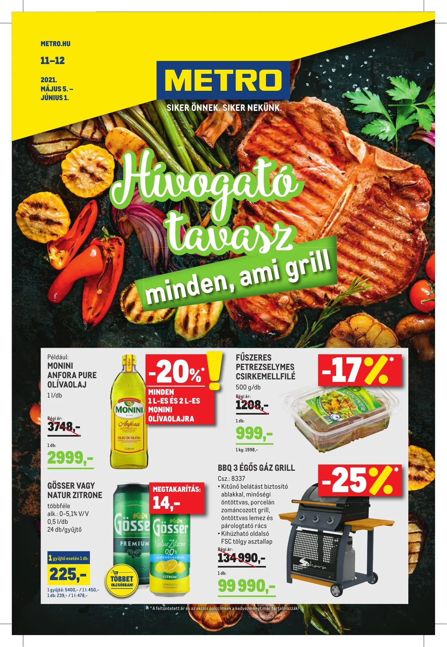 Metro akciós újság Tavasz 05.05–06.01