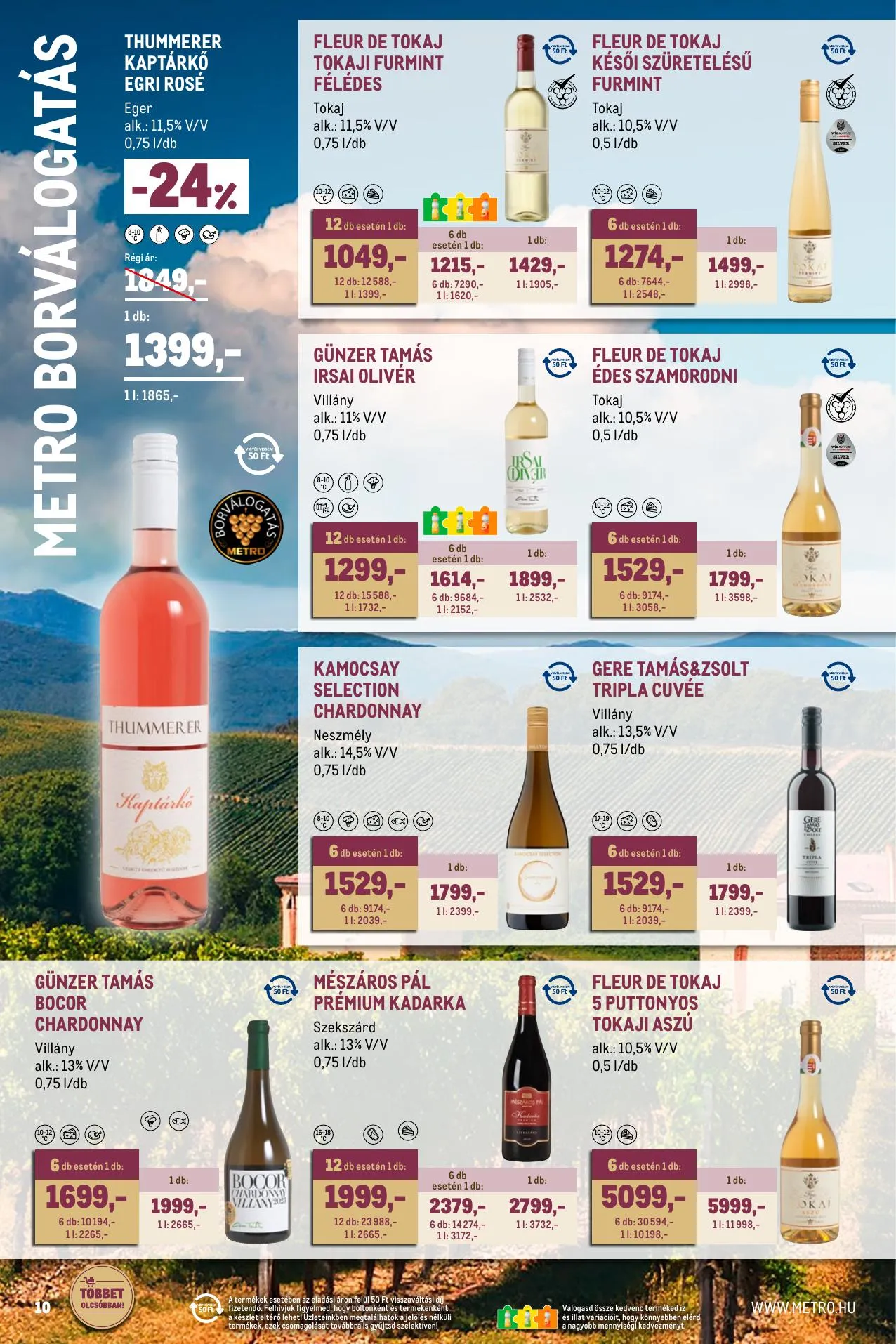 Metro akciós újság Tavaszi borkatalogus 04.01–04.30 – 10. oldal