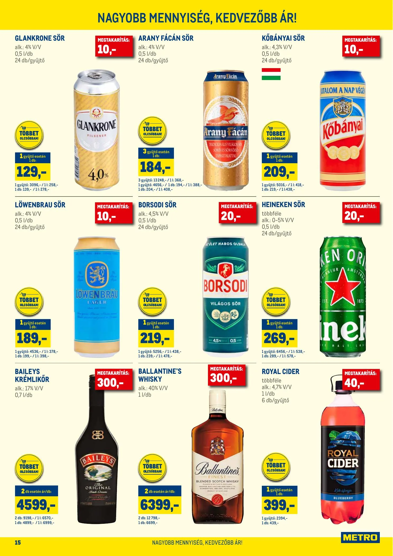 Metro akciós újság Tobbet Olcsobban 02.17–03.02 – 15. oldal