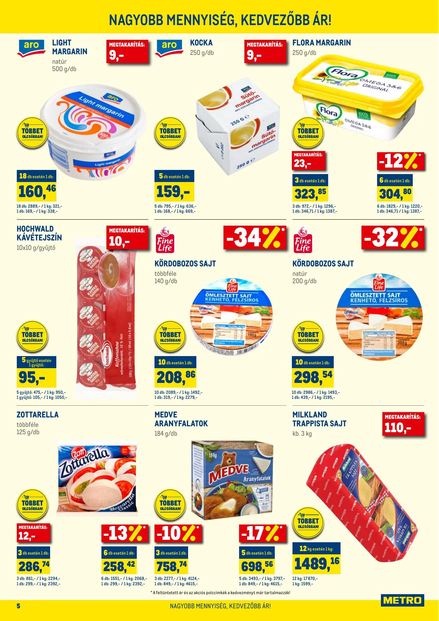 Metro akciós újság Tobbet Olcsobban 02.17–03.02 – 5. oldal