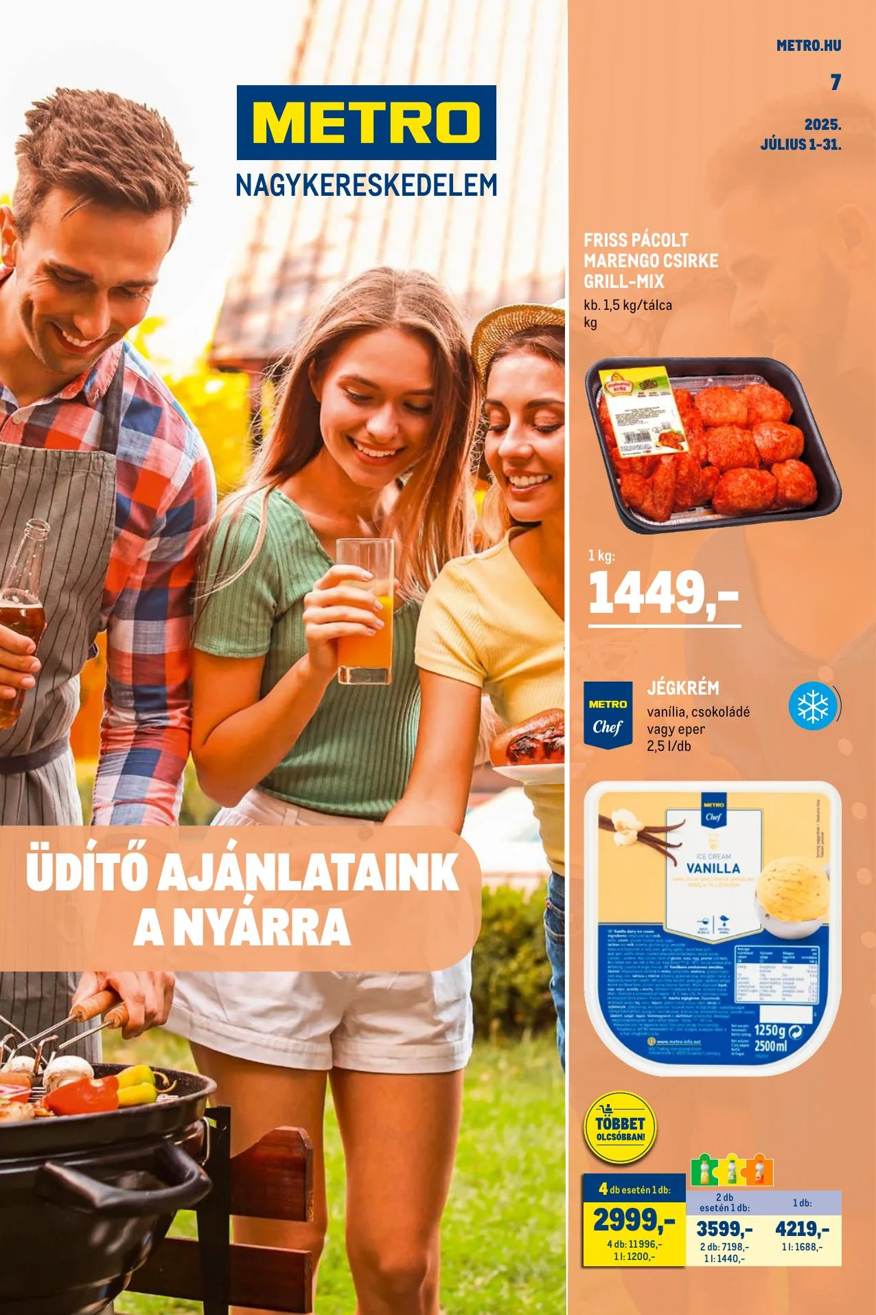 Metro akciós újság Udito 07.01–07.31