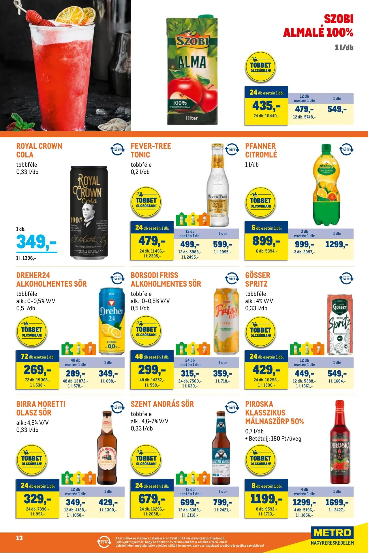 Metro akciós újság Udito 07.01–07.31 – 13. oldal