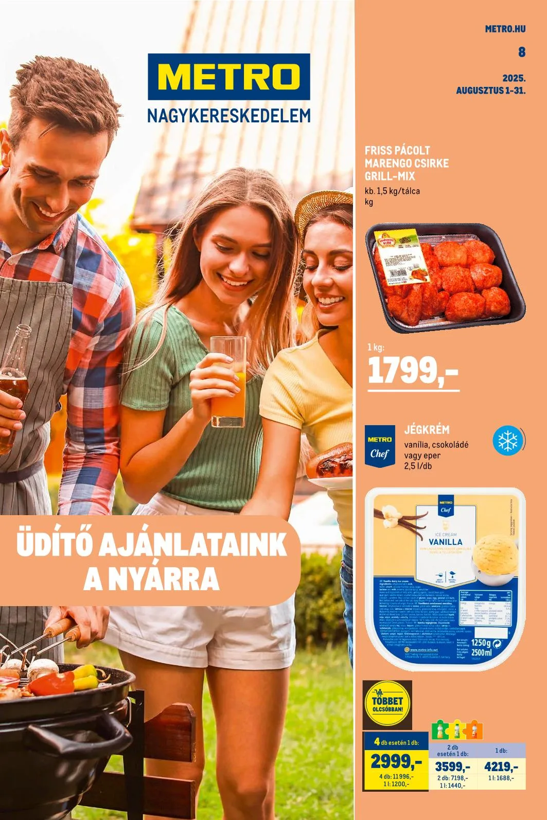 Metro akciós újság Udito 08.01–08.31