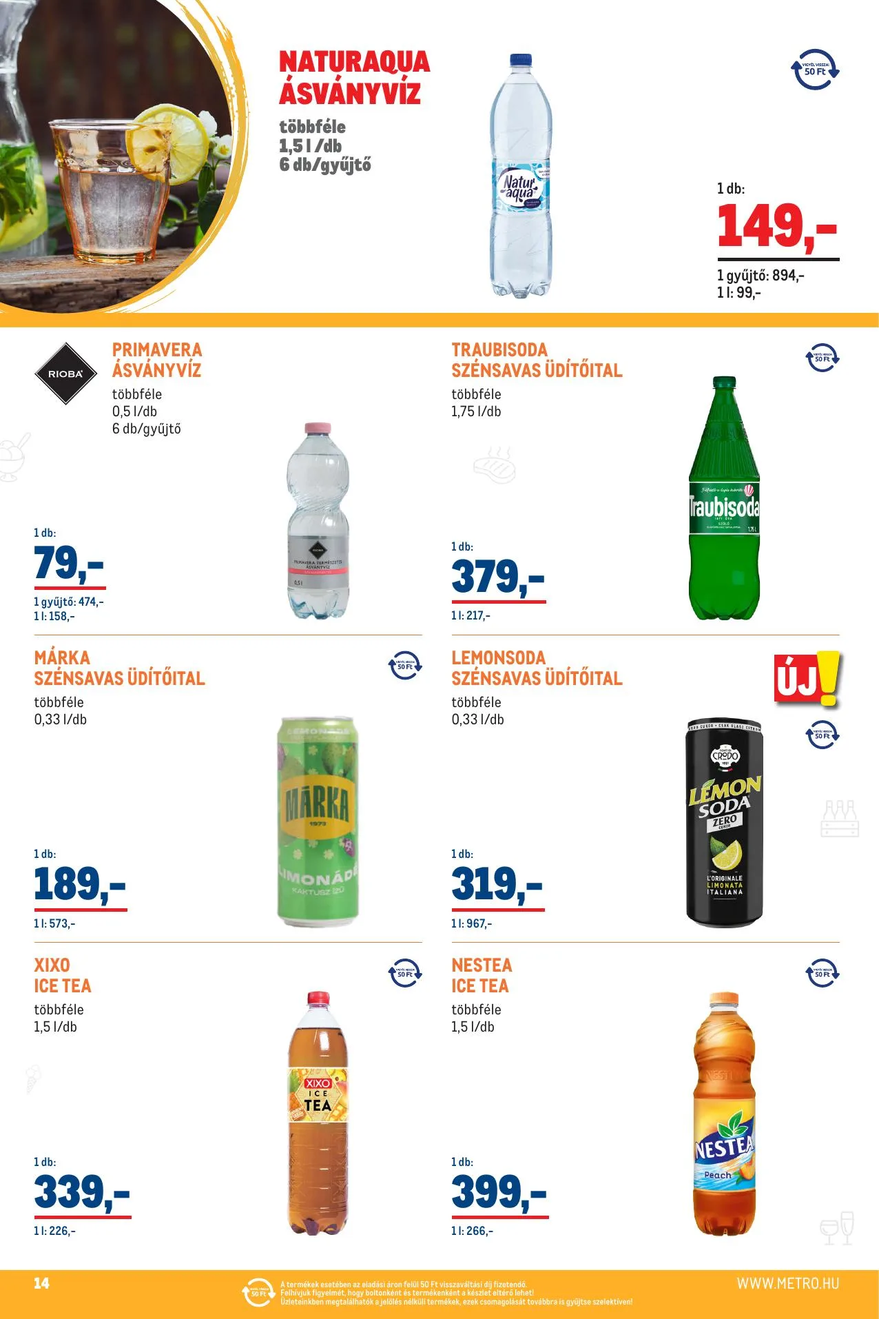 Metro akciós újság Udito 07.01–07.31 – 14. oldal