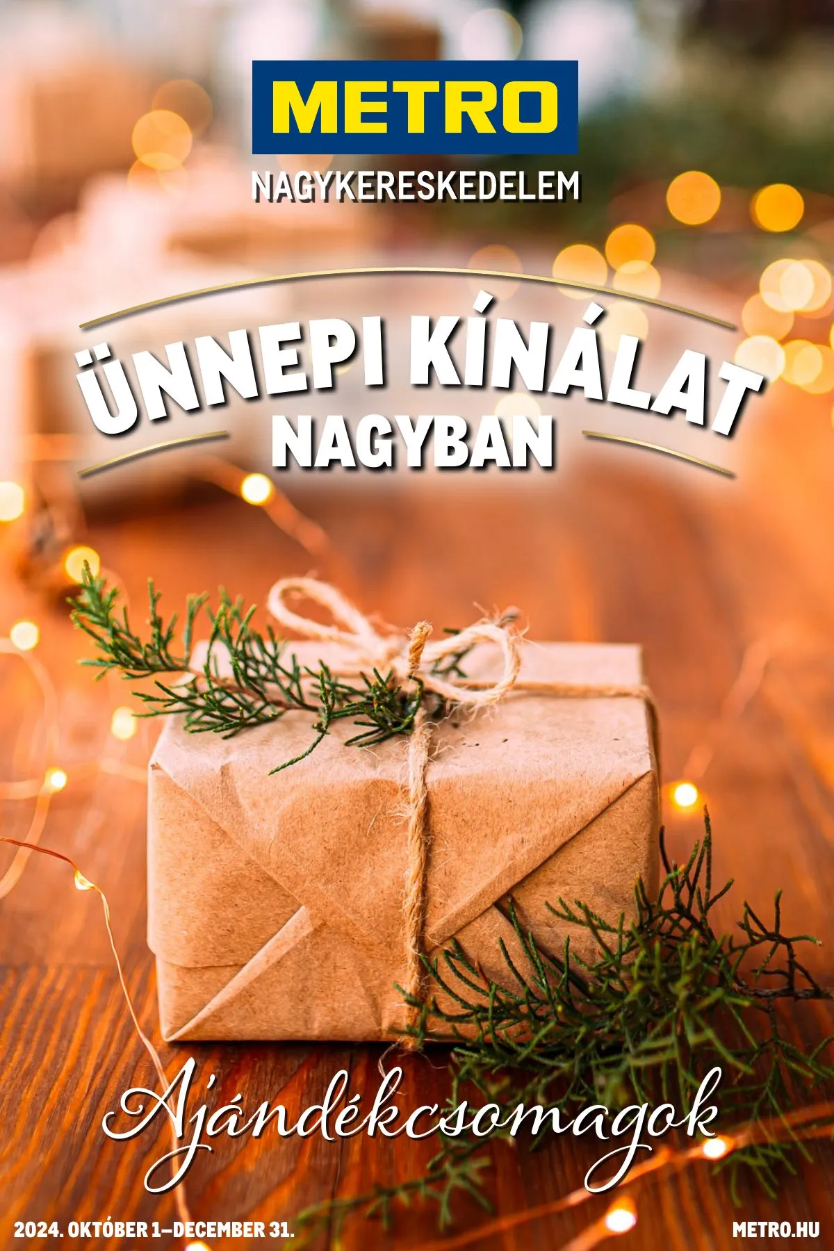 Metro akciós újság Unnep 10.01–12.31