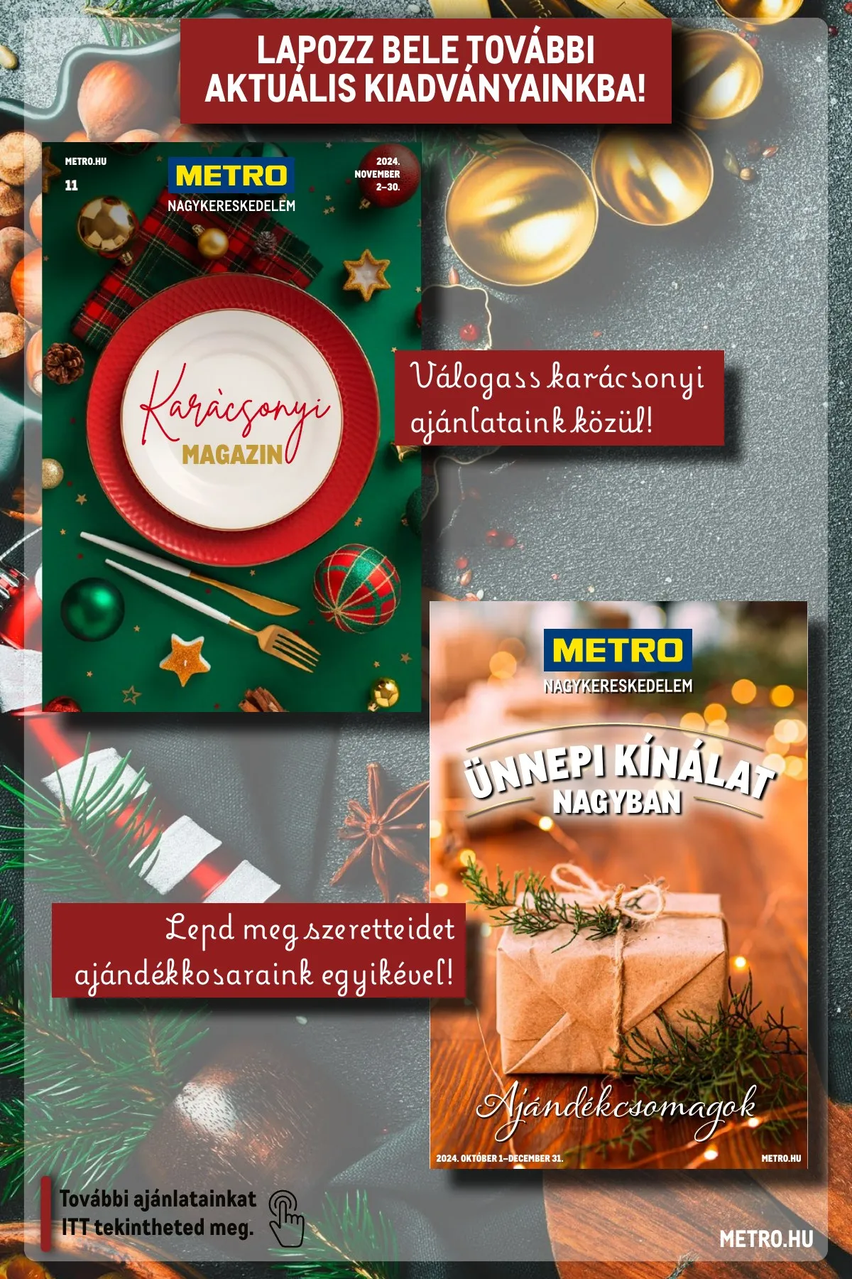 Metro akciós újság Unnepi italok 11.02–12.31 – 25. oldal