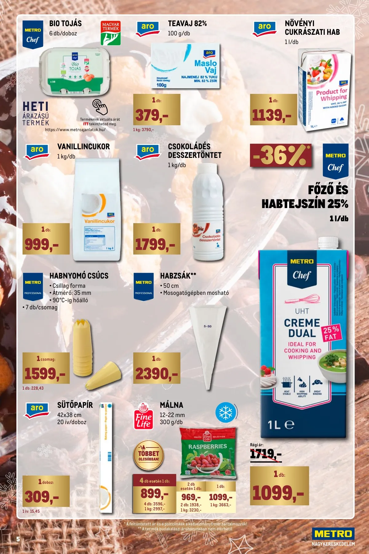 Metro akciós újság Unnepi katalógus 11.02–11.30 – 5. oldal