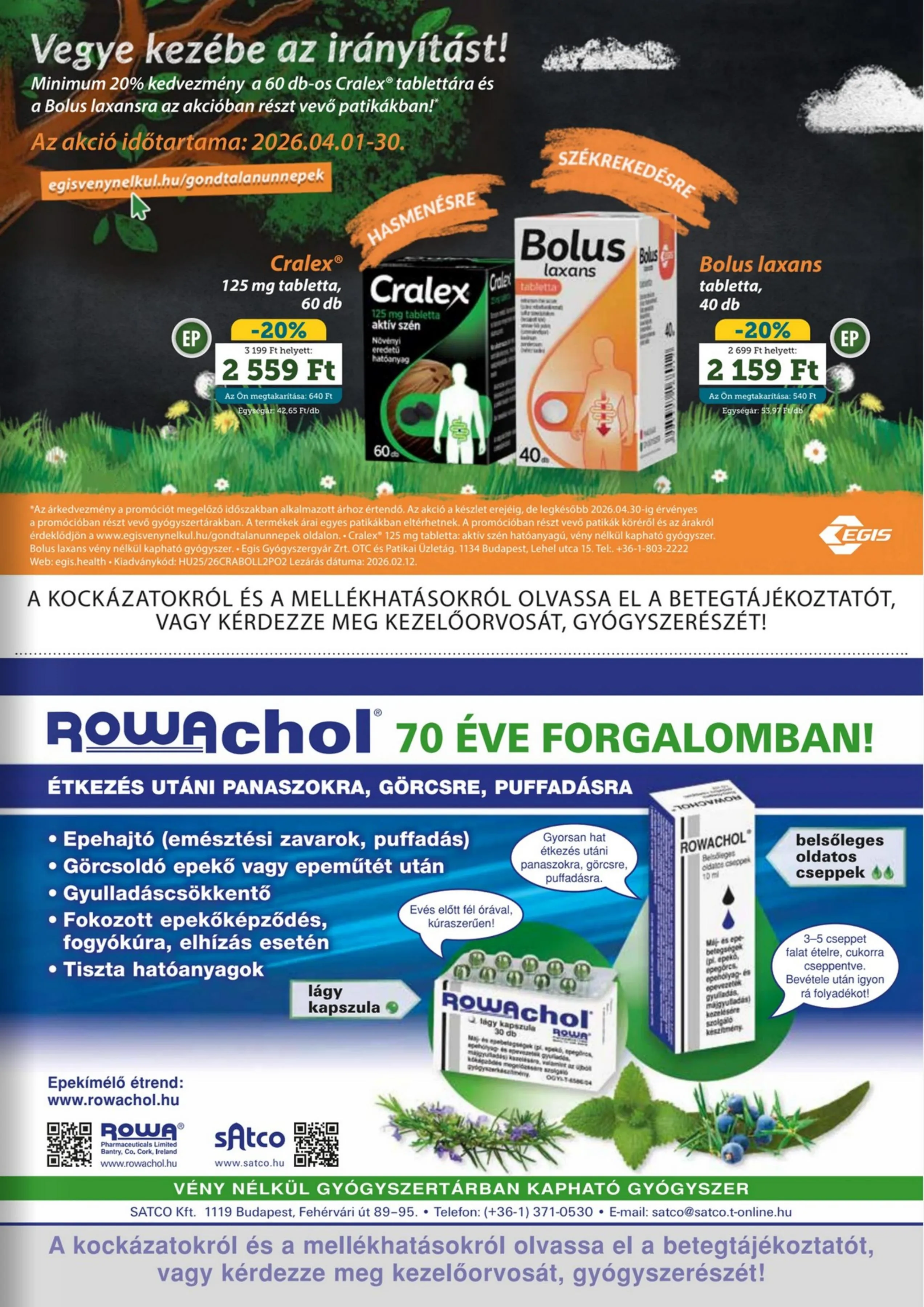 Mosoly akciós újság Patikak 04.01–04.30 – 3. oldal