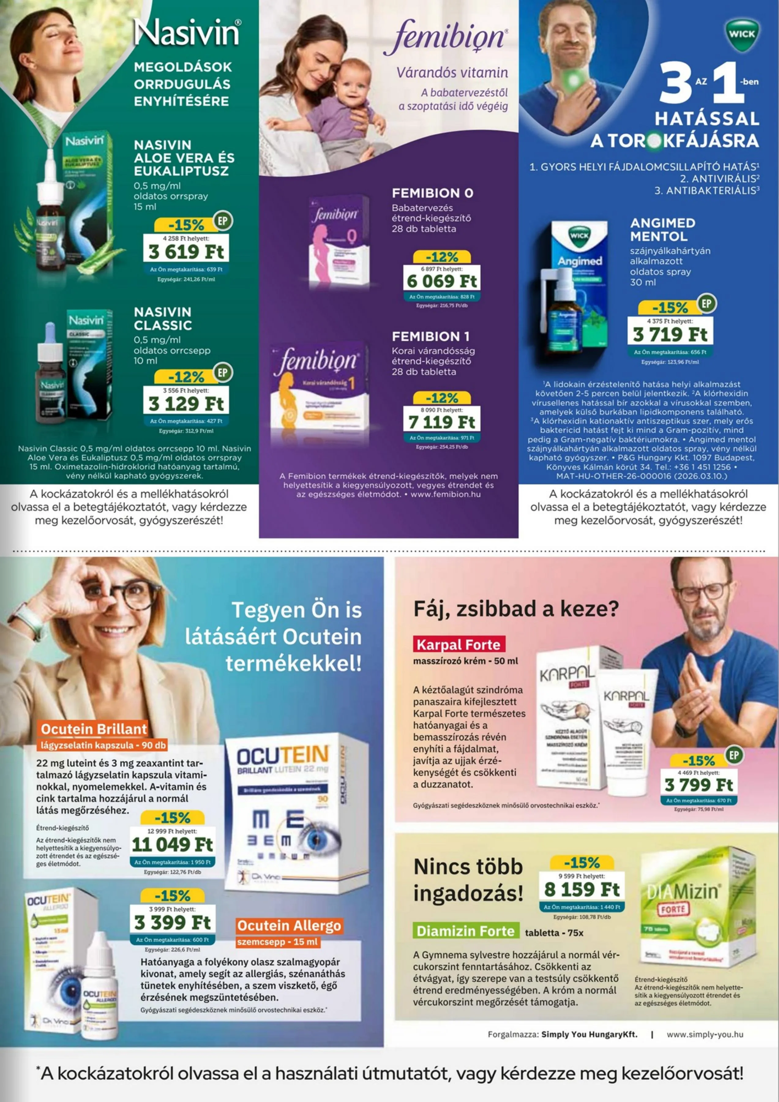 Mosoly akciós újság Patikak 04.01–04.30 – 7. oldal