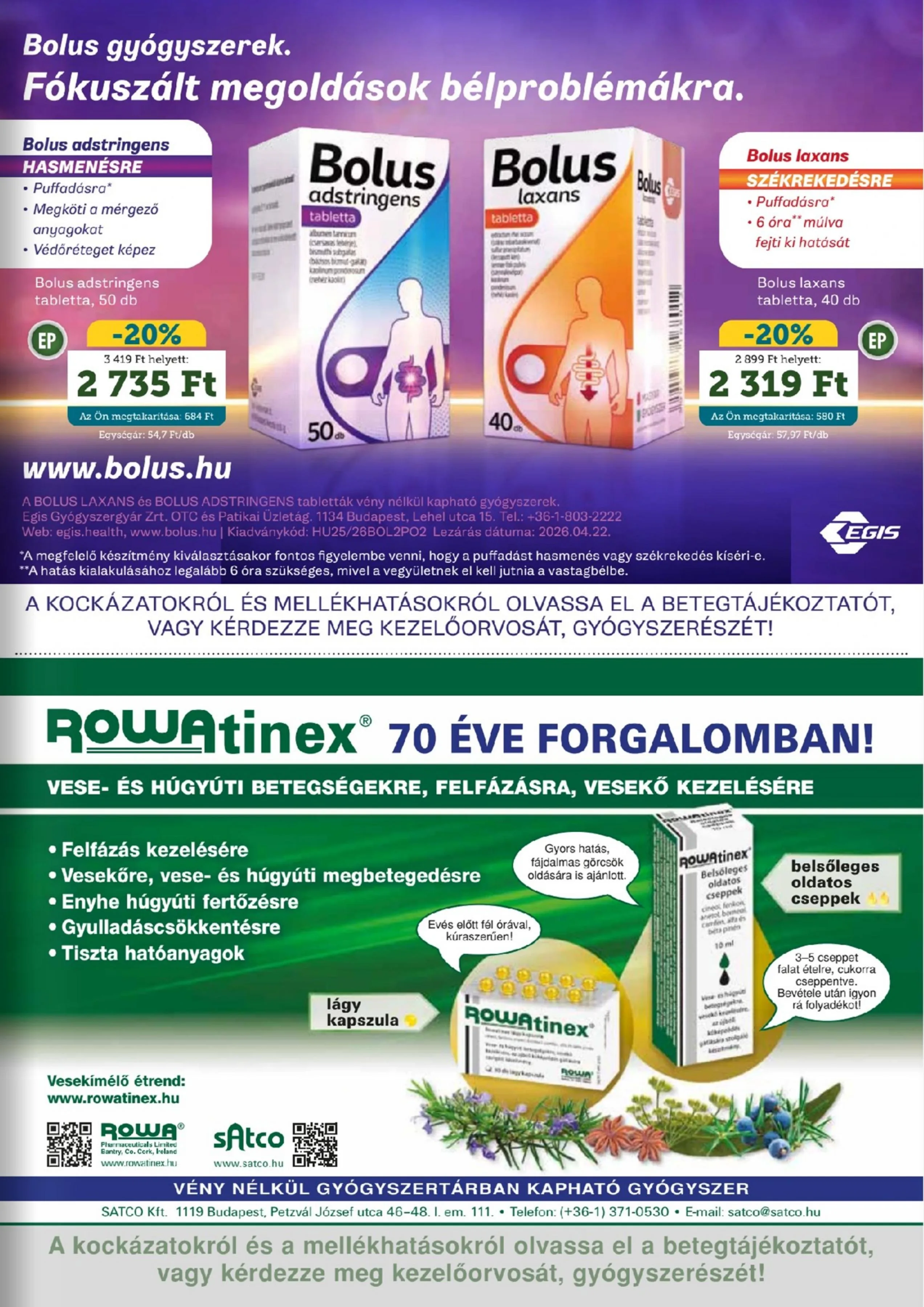 Mosoly akciós újság Patikak 06.01–06.30 – 3. oldal