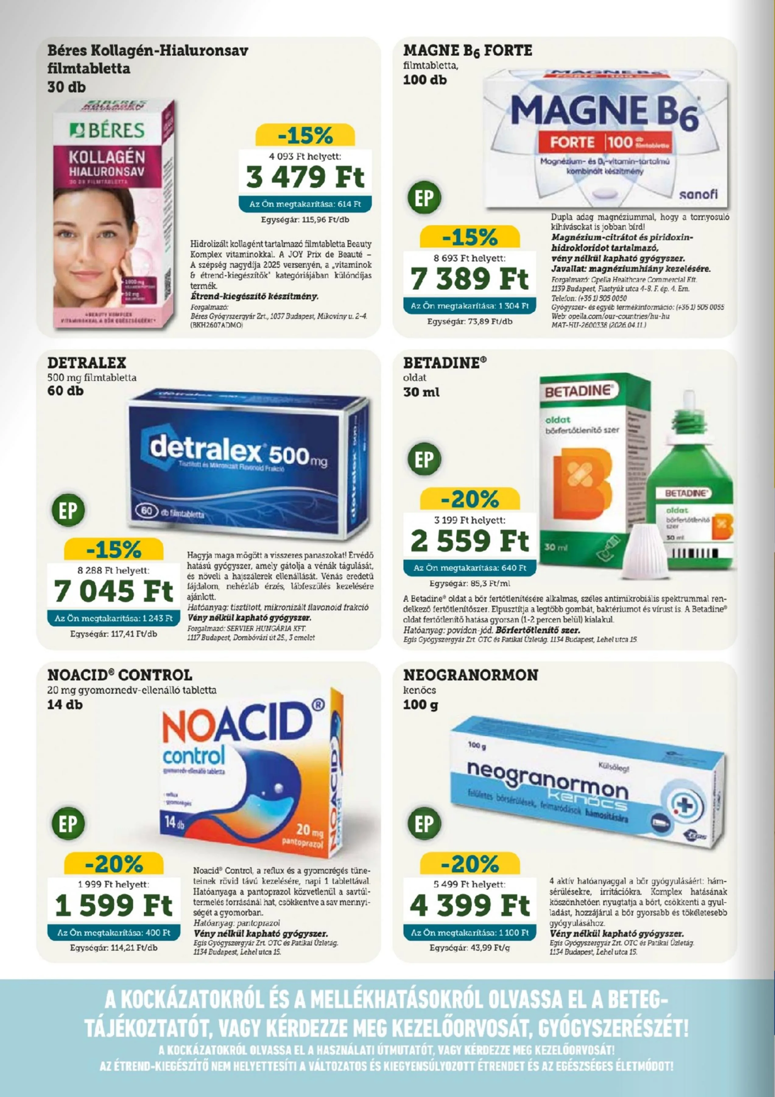 Mosoly akciós újság Patikak 07.01–07.31 – 2. oldal