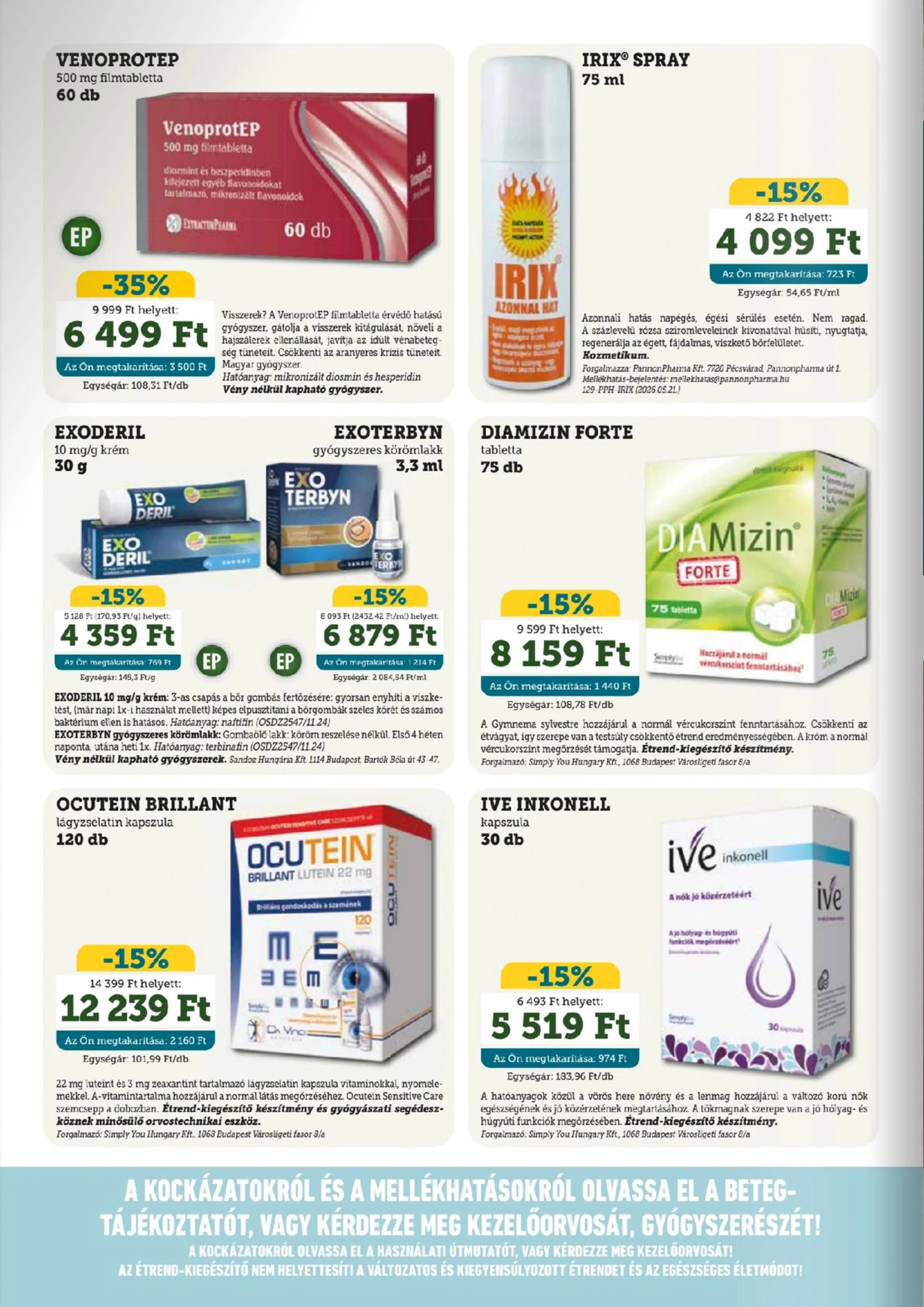 Mosoly akciós újság Patikak 07.01–07.31 – 6. oldal