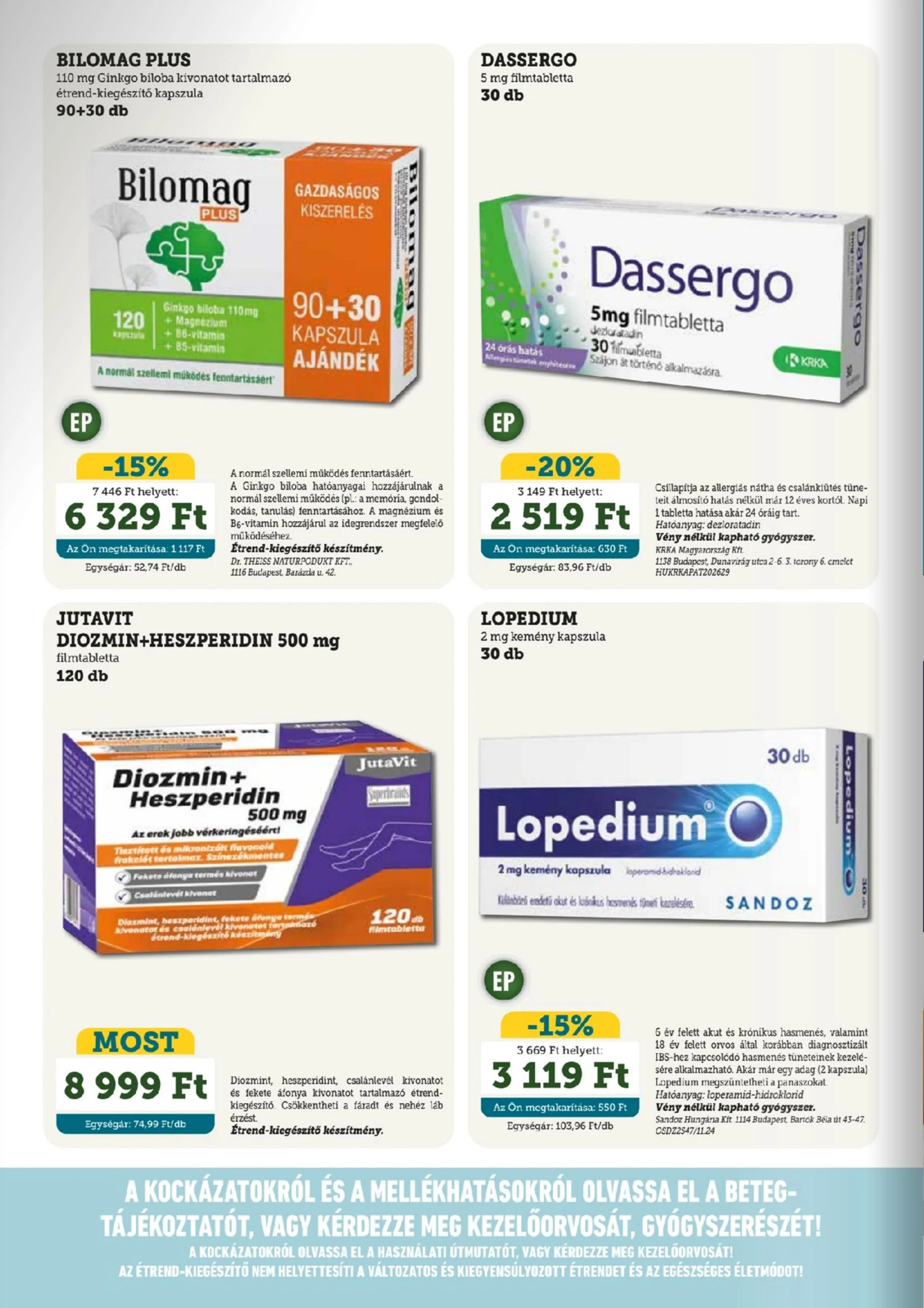 Mosoly akciós újság Patikak 08.01–08.31 – 4. oldal