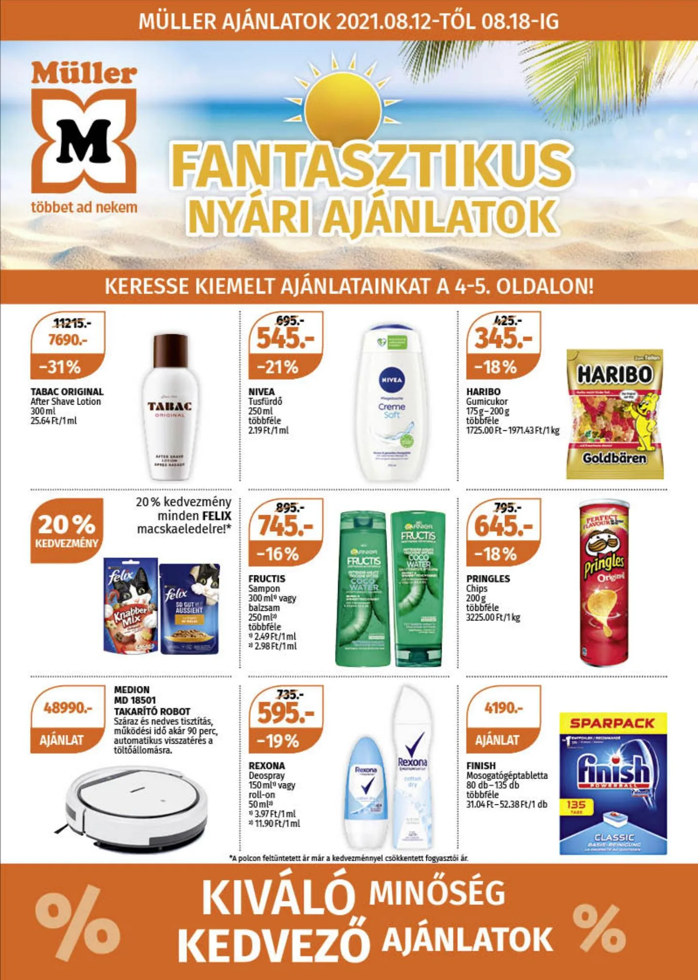 Müller akciós újság 08.12–08.18