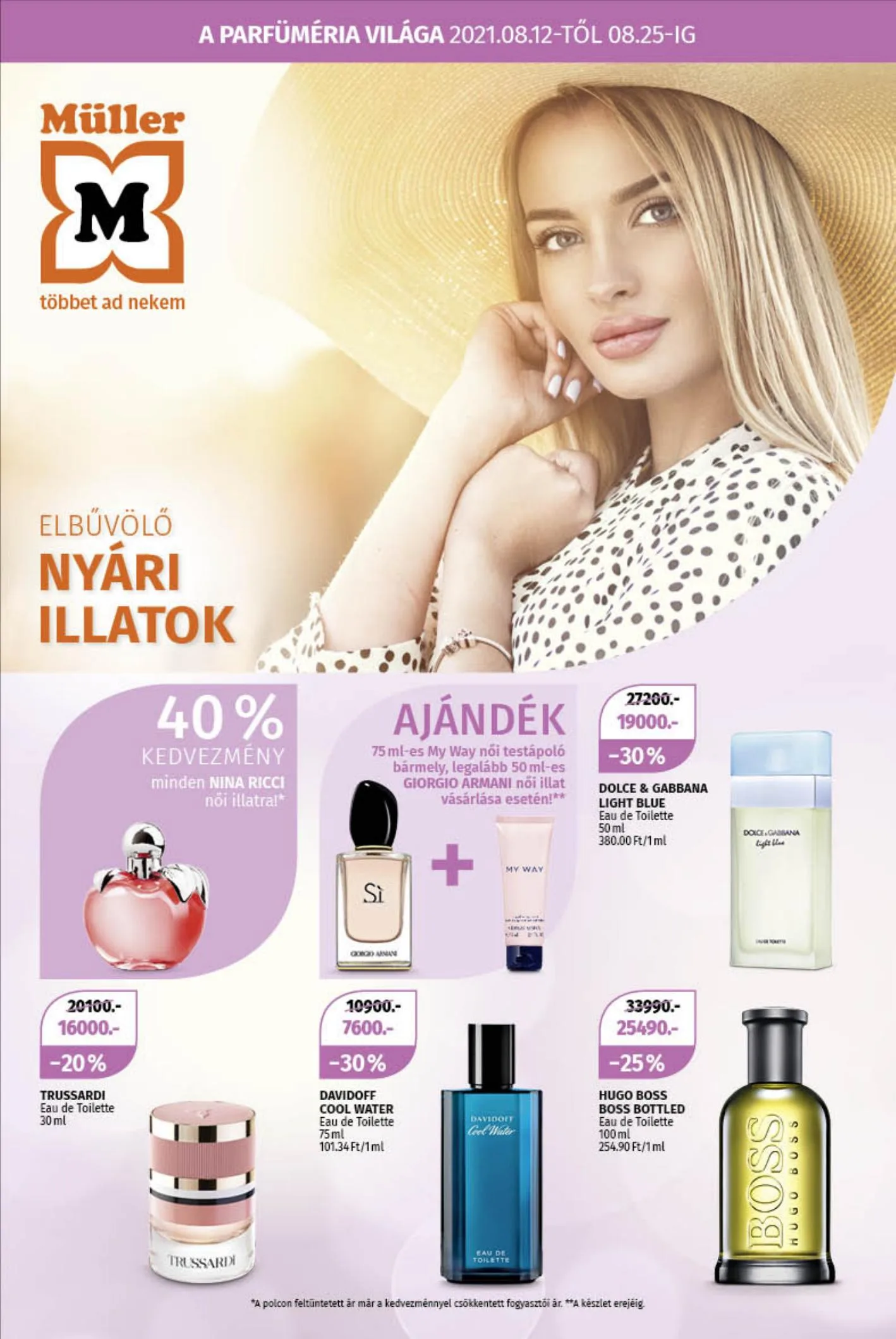 Müller akciós újság 08.12–08.25