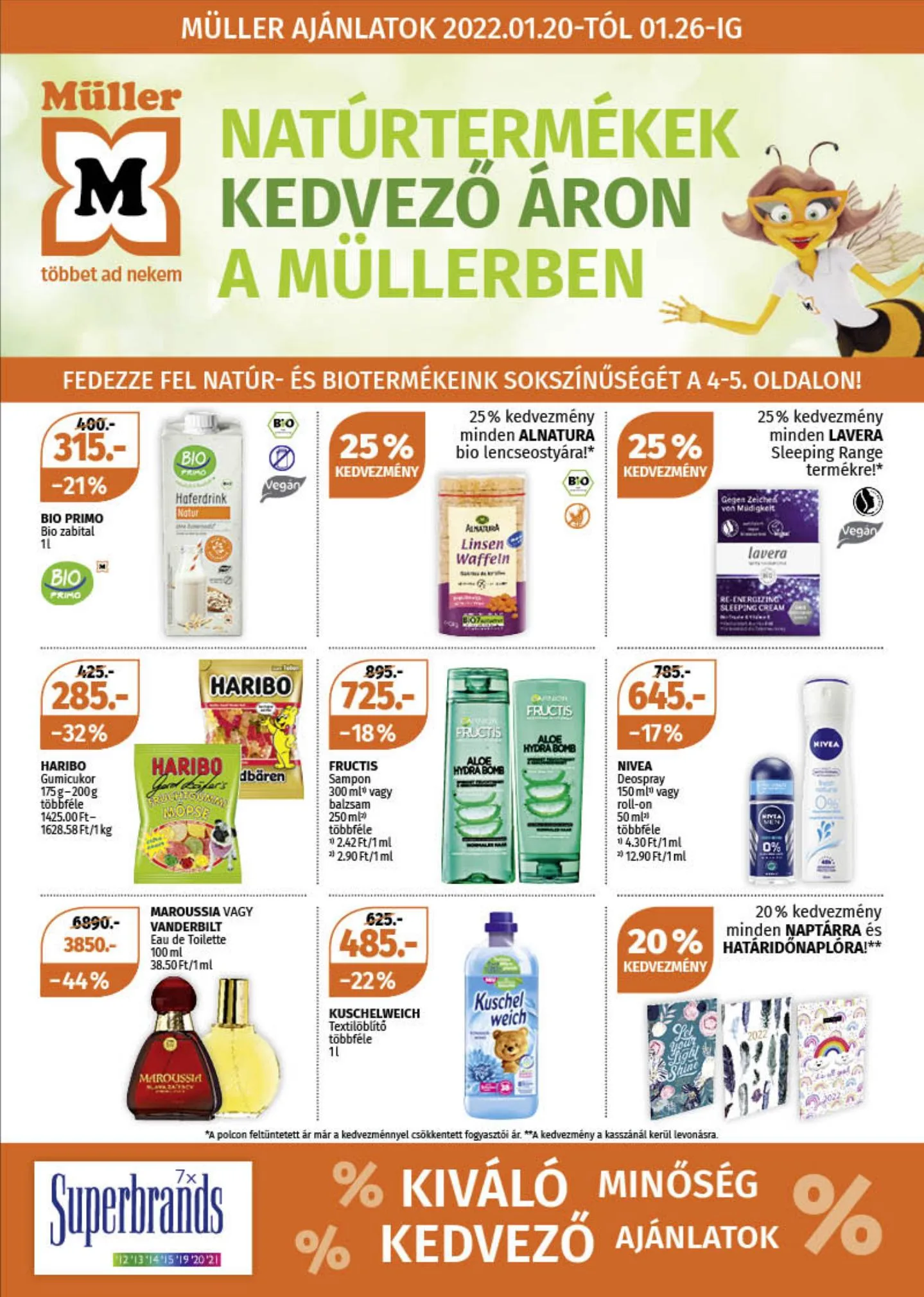 Müller akciós újság 01.20–01.26