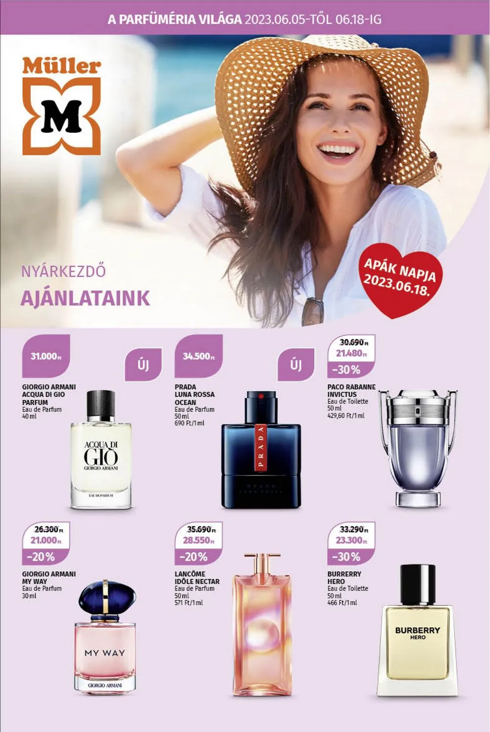 Müller akciós újság 06.05–06.18