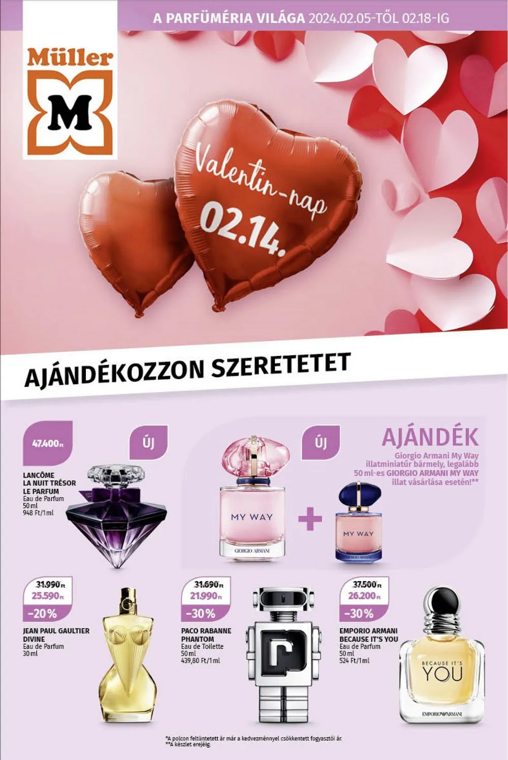 Müller akciós újság 02.05–02.18