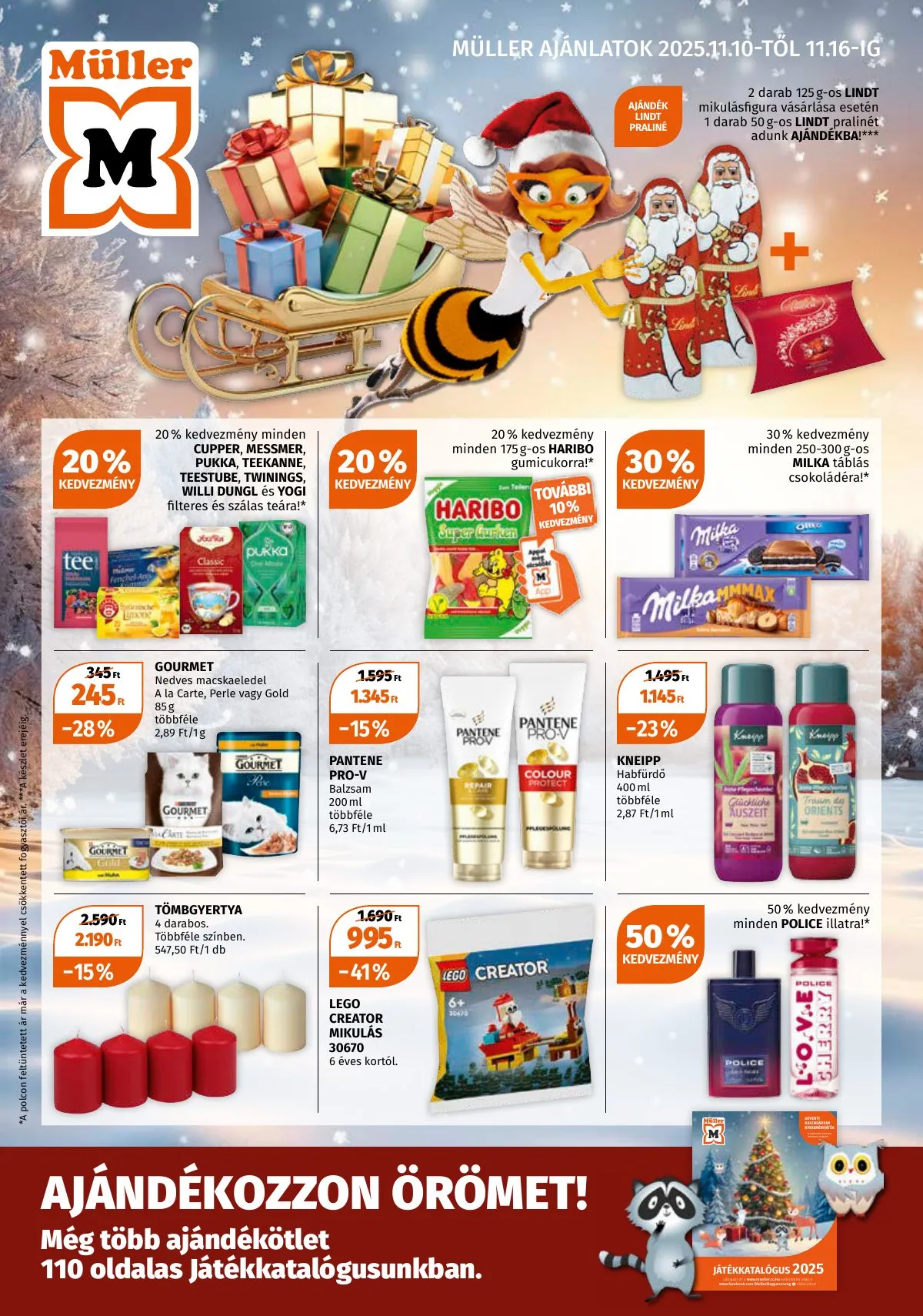 Müller akciós újság 11.10–11.16